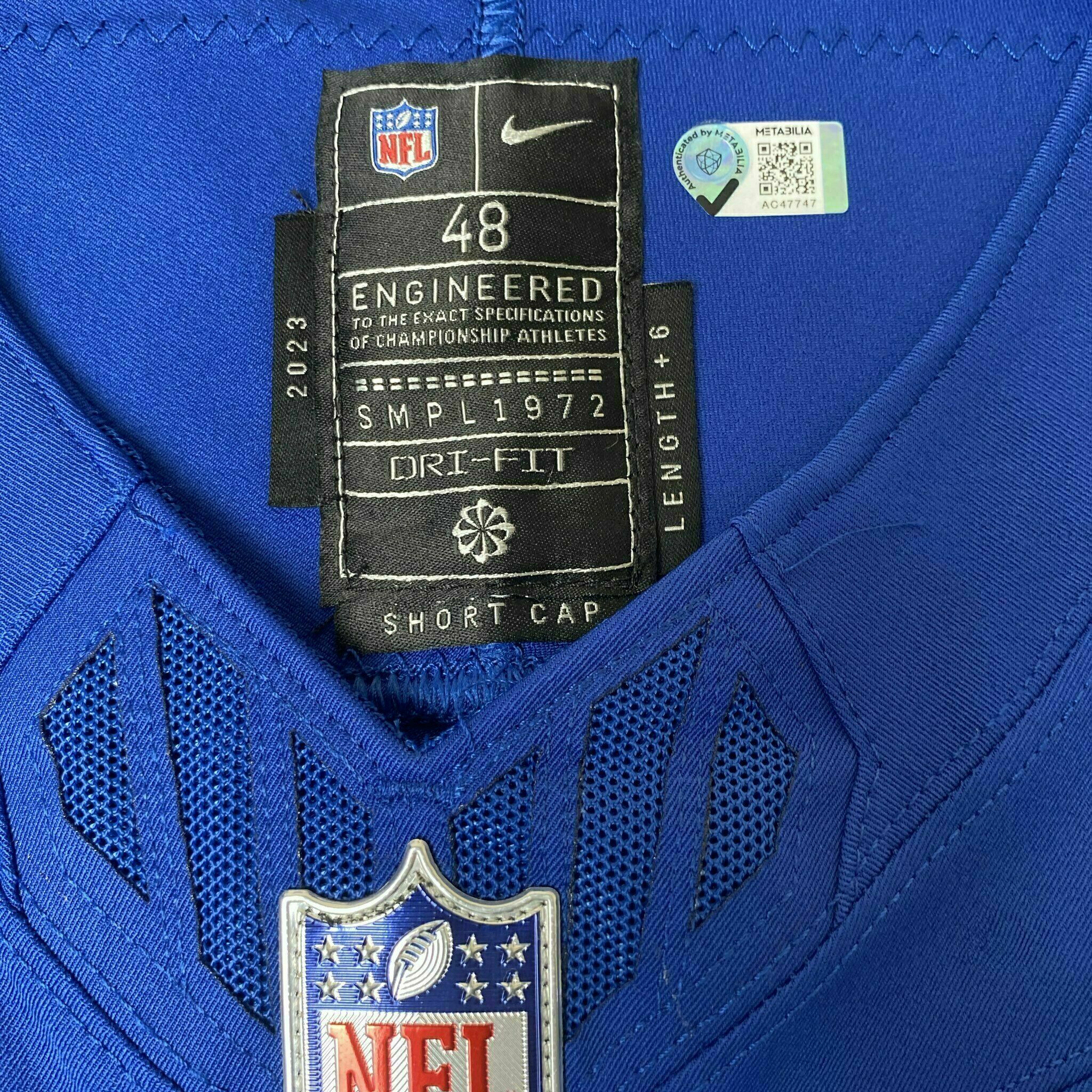 #96 Taven Bryan Team-Issued Blue Jersey