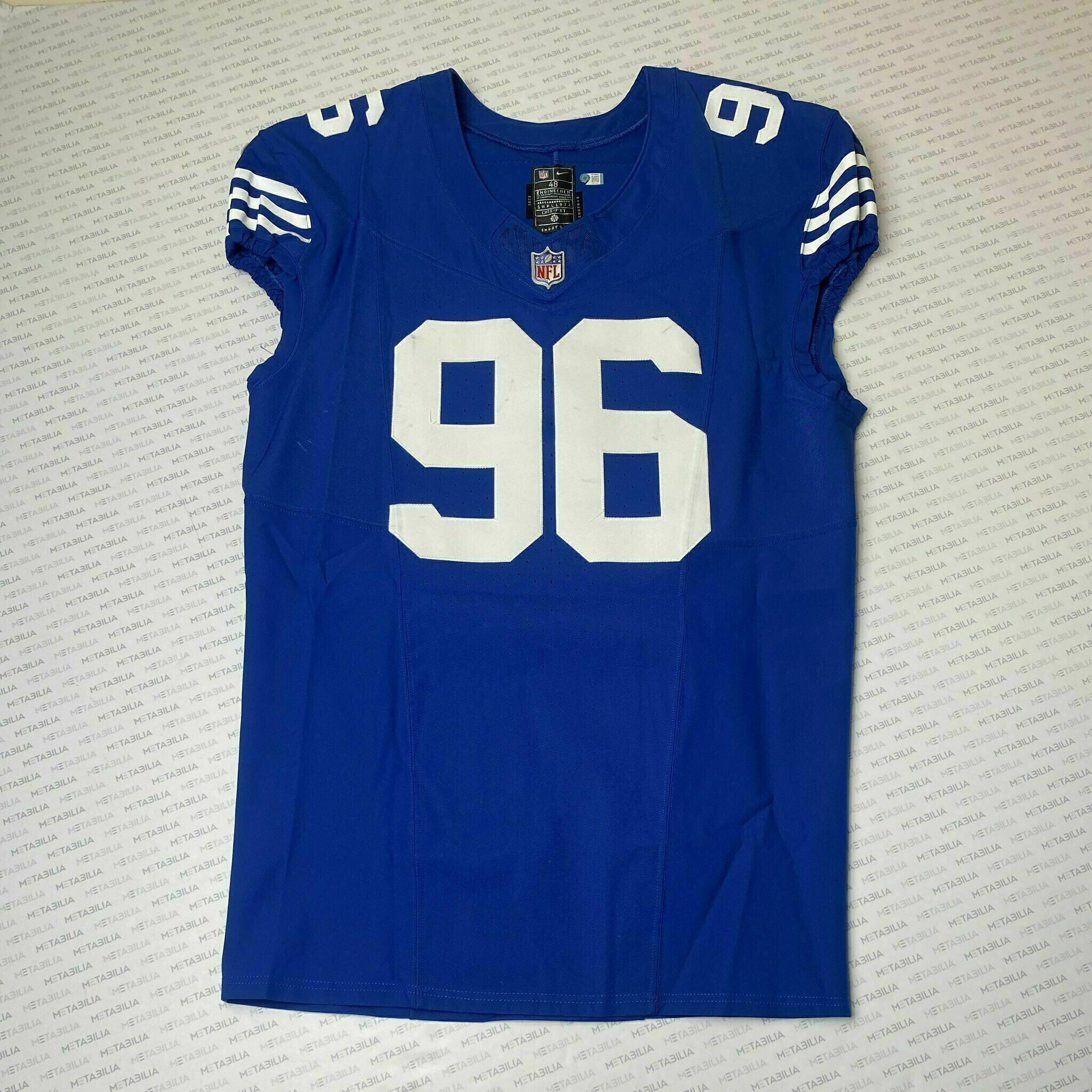 #96 Taven Bryan Team-Issued Blue Jersey