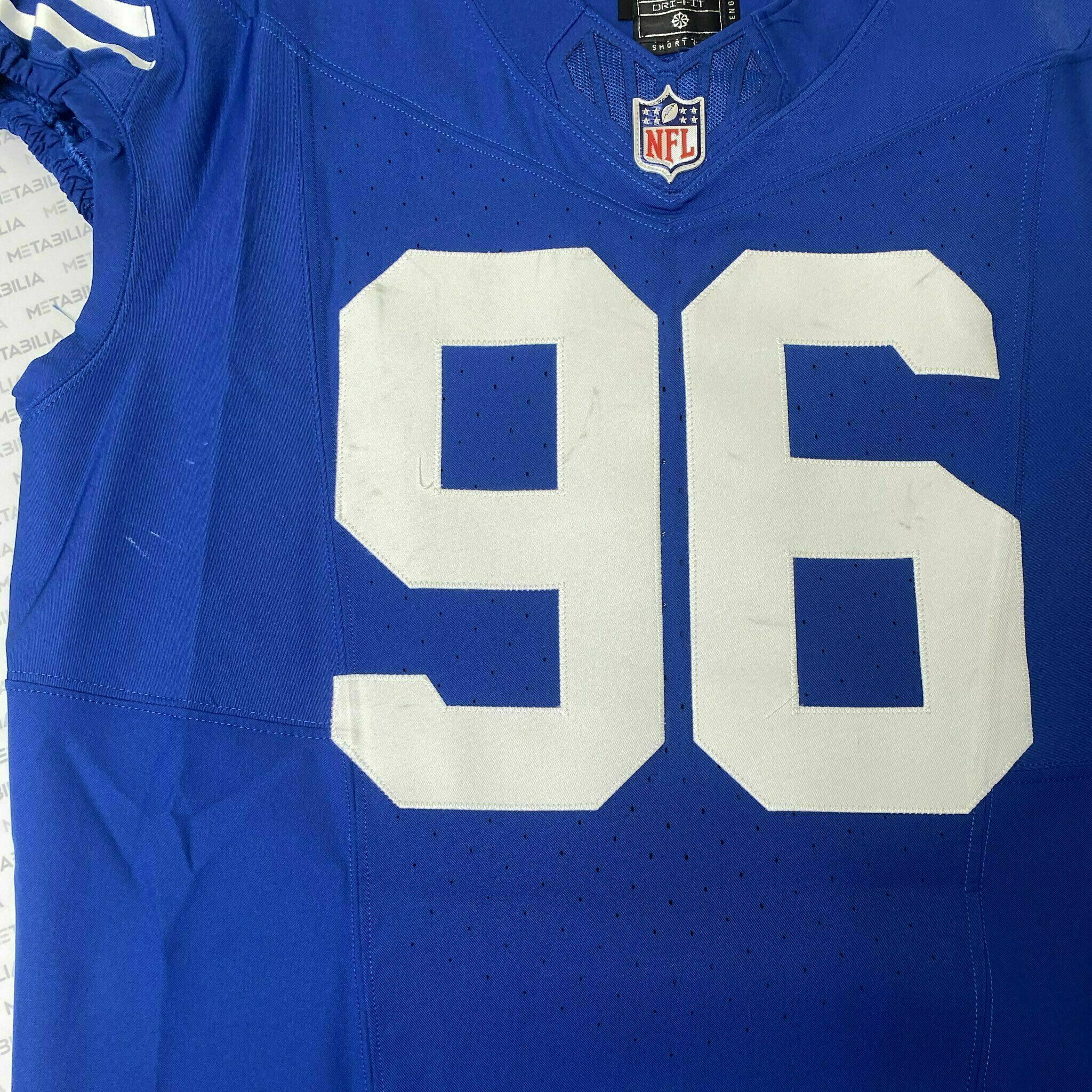 #96 Taven Bryan Team-Issued Blue Jersey