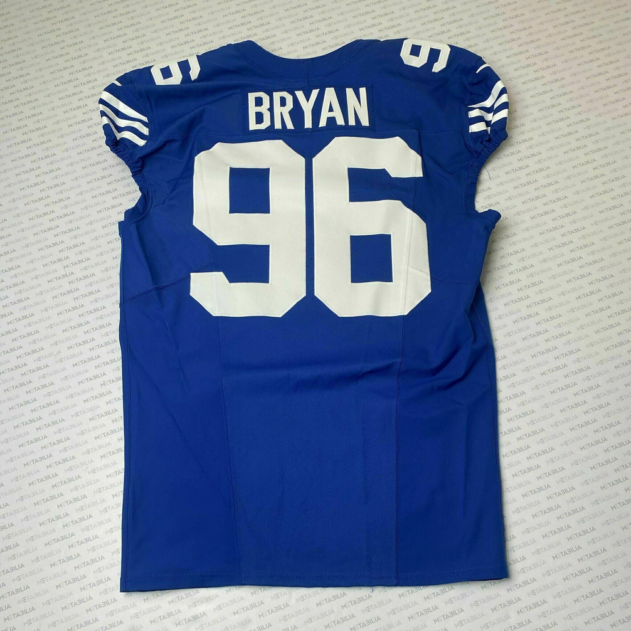 #96 Taven Bryan Team-Issued Blue Jersey