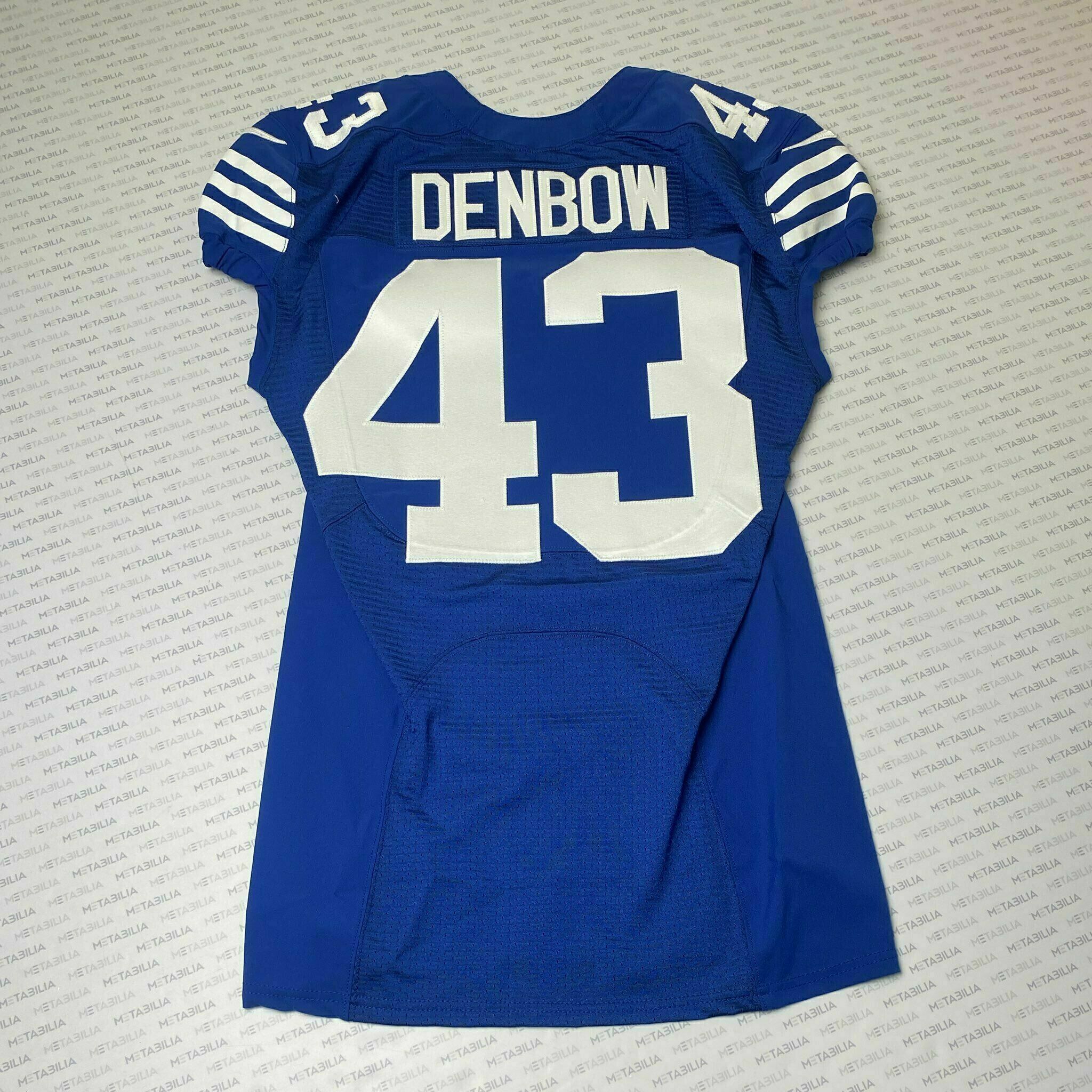 #43 Trevor Denbow Team-Issued Blue Jersey