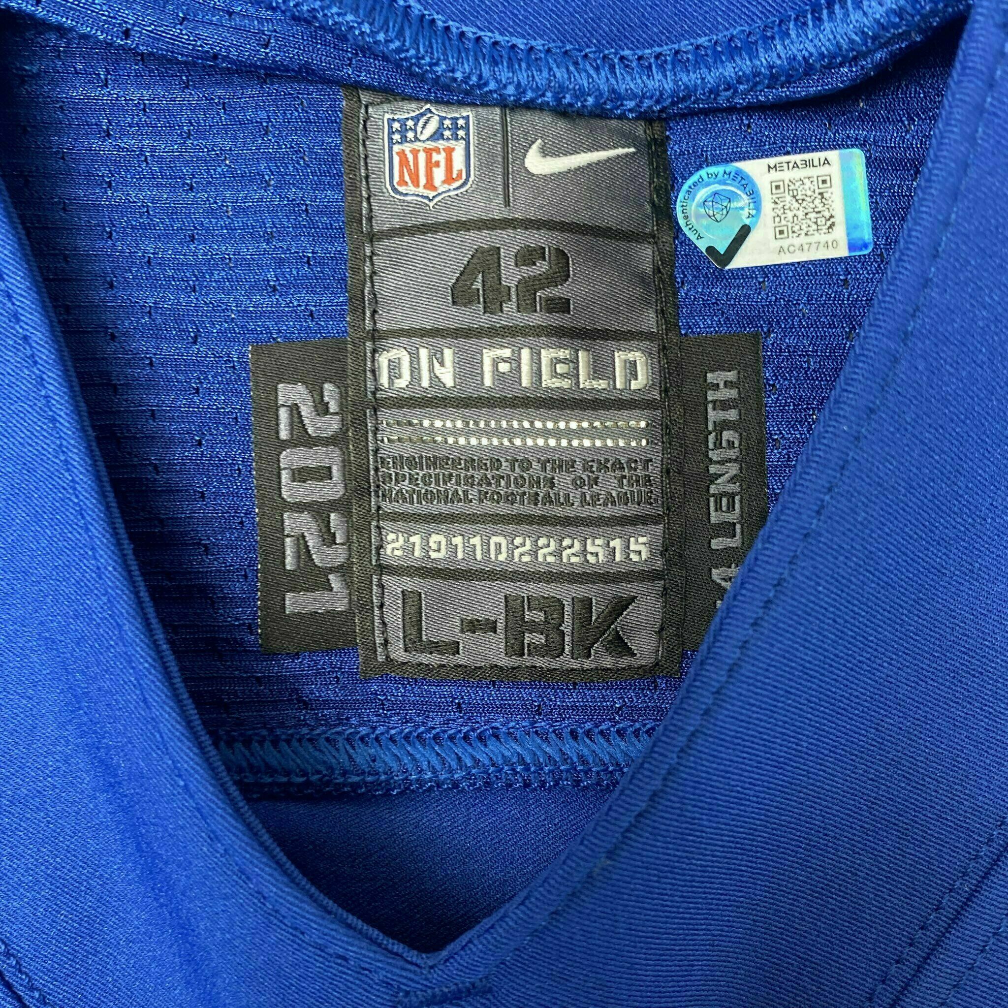 #43 Trevor Denbow Team-Issued Blue Jersey