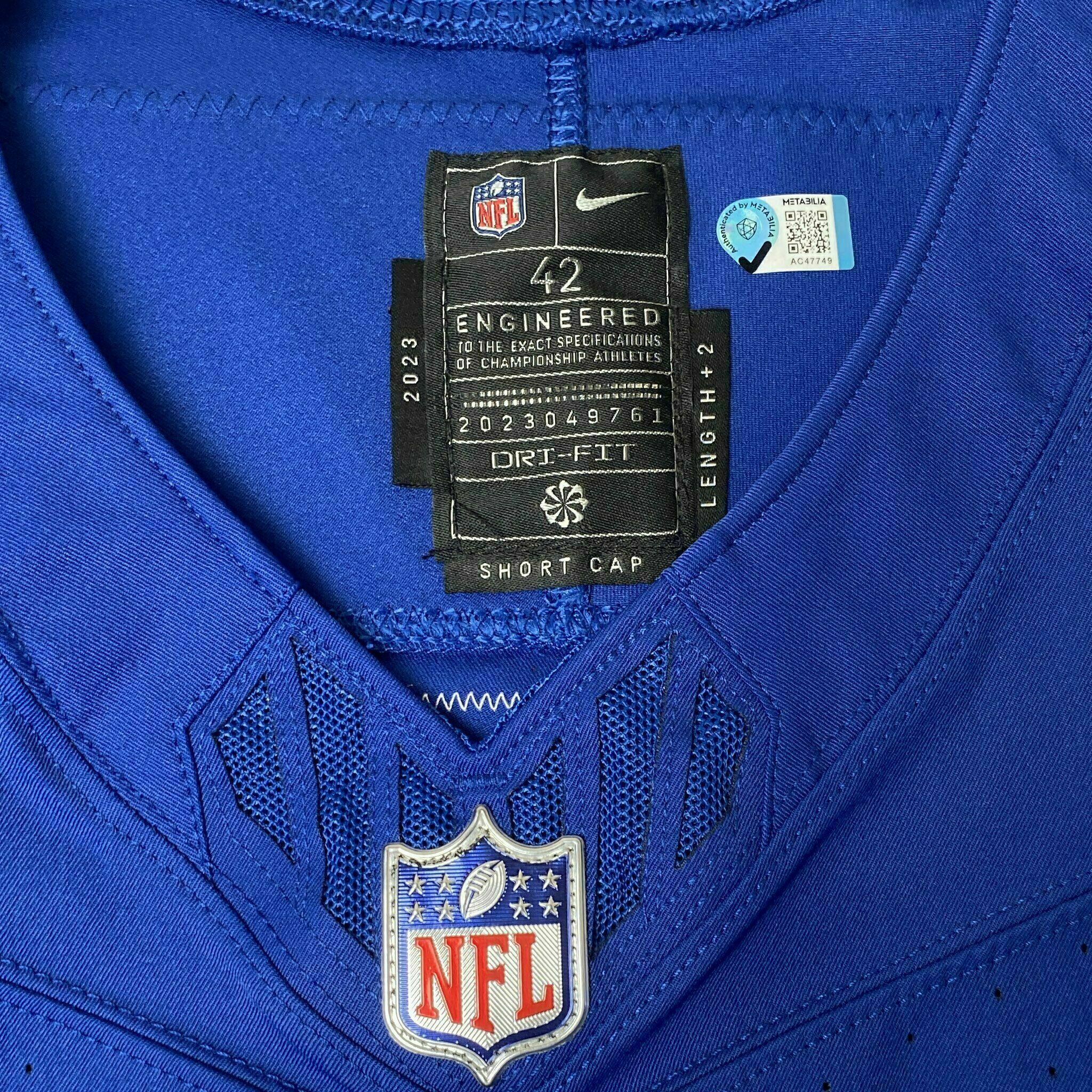 #9 Juwann Winfree Team-Issued Blue Jersey