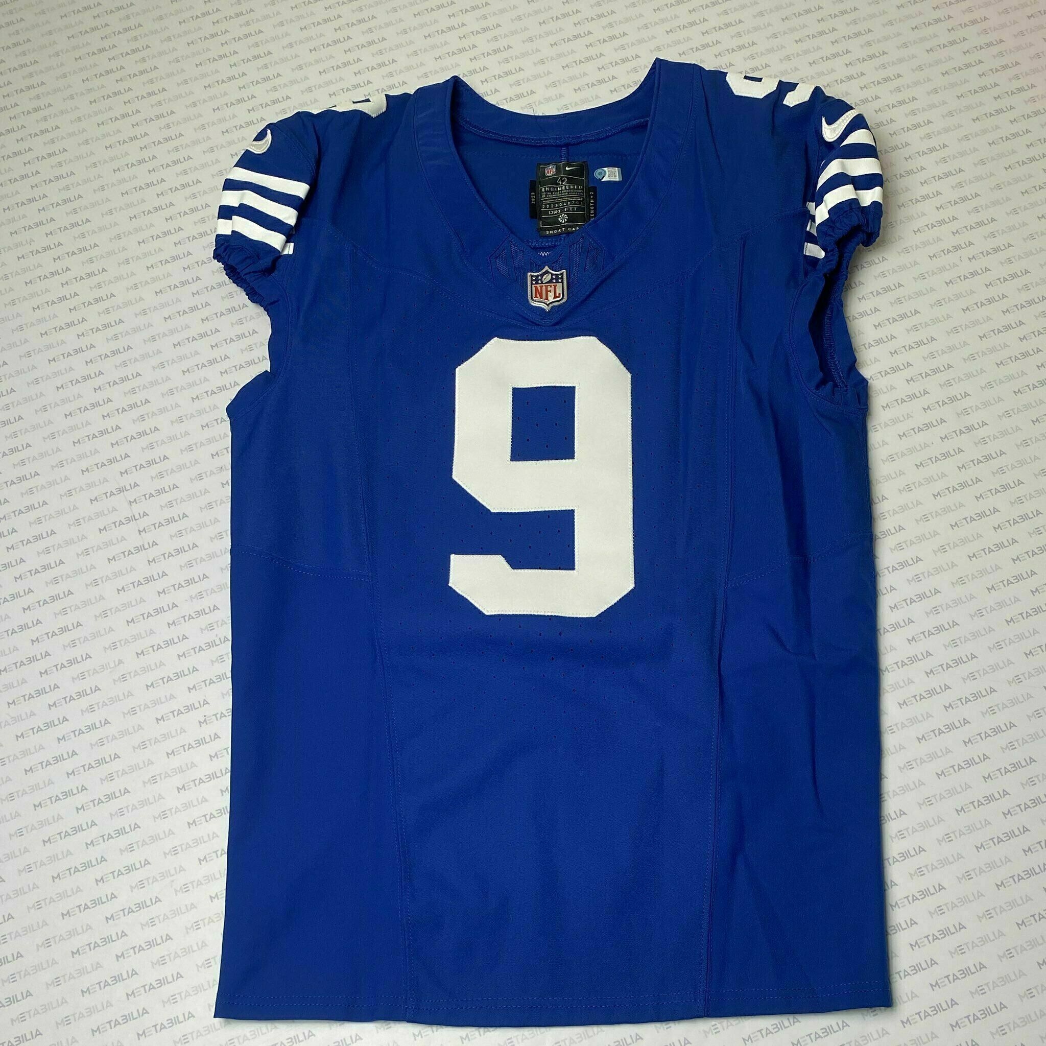 #9 Juwann Winfree Team-Issued Blue Jersey
