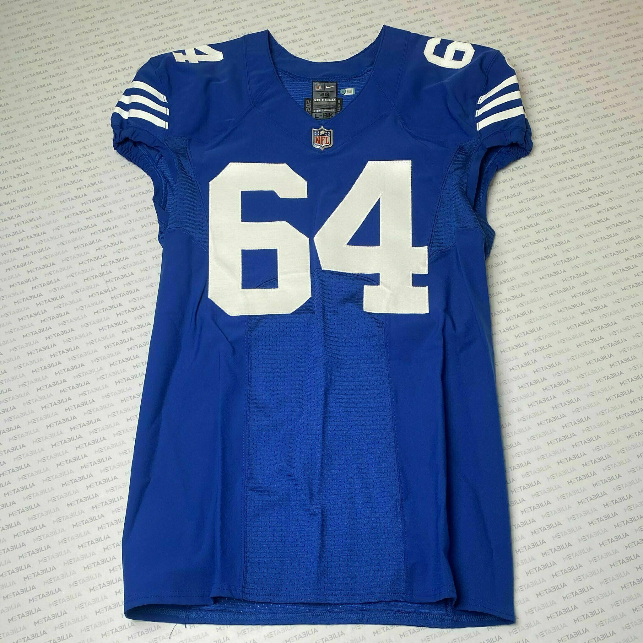 #64 Arlington Hambright Team-Issued Blue Jersey