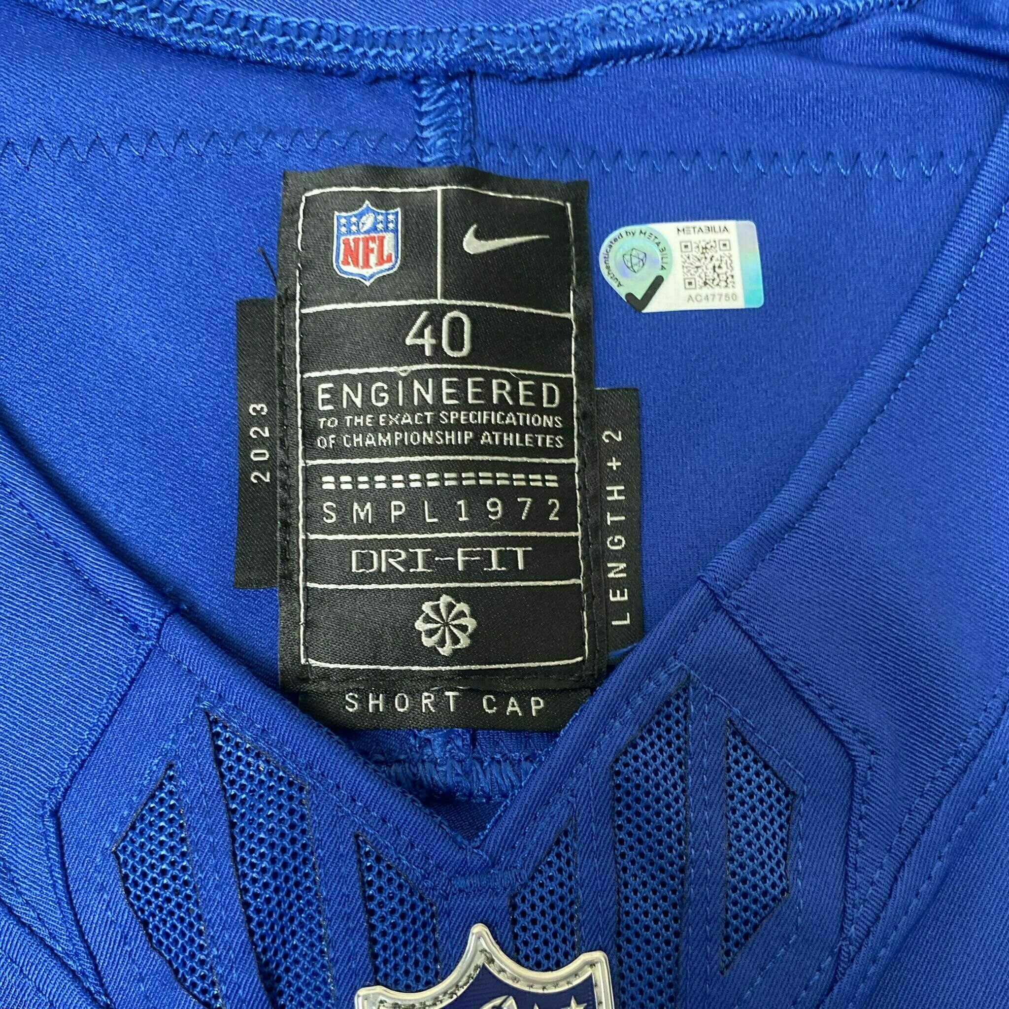 #9 Juwann Winfree Team-Issued Blue Jersey