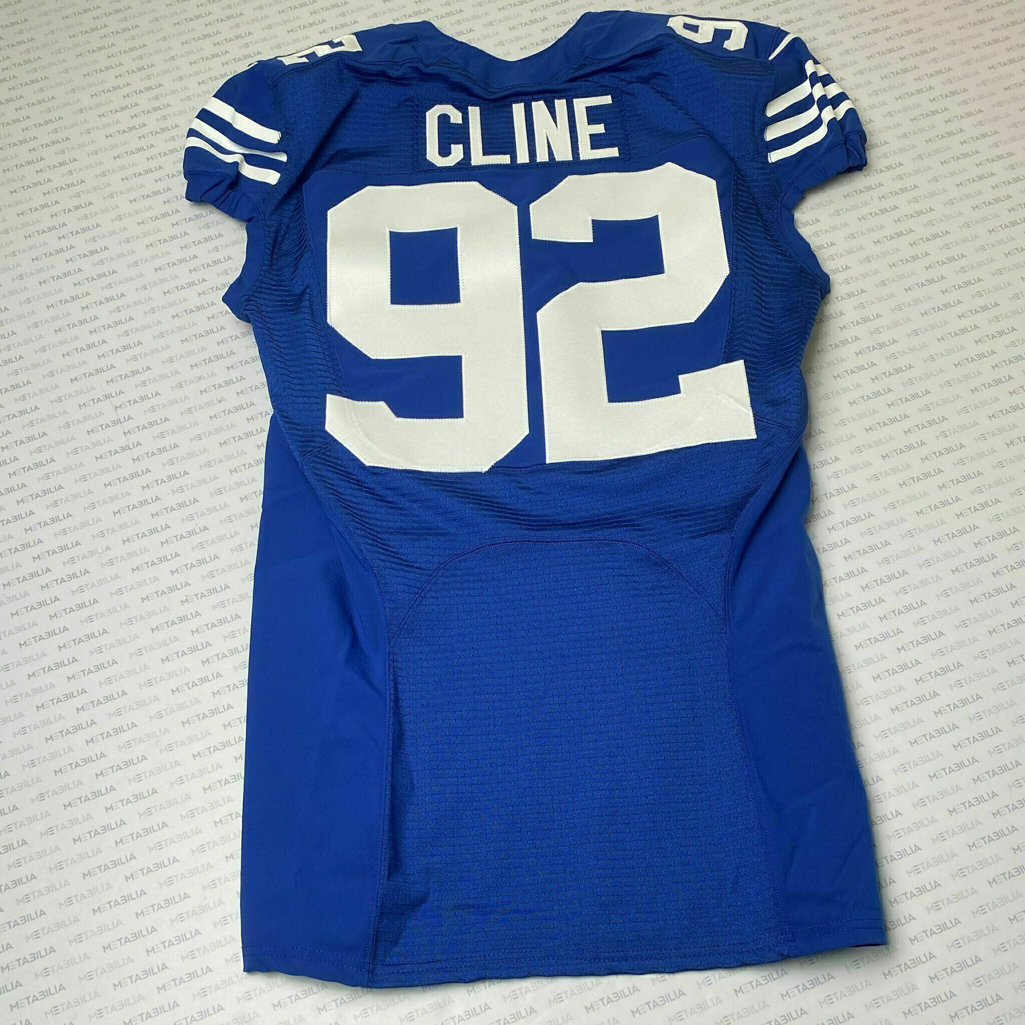 #92 Kameron Cline Team-Issued Blue Jersey