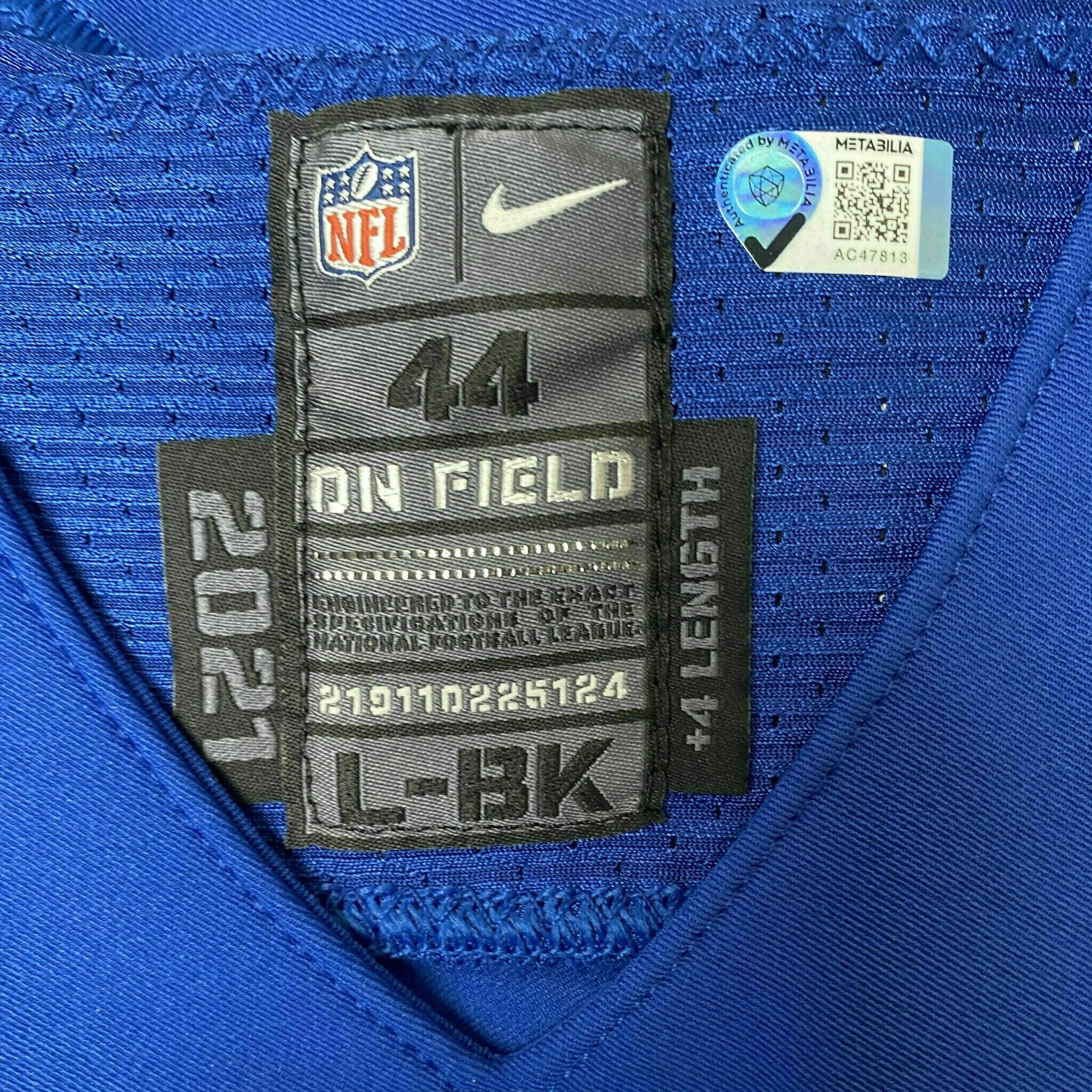 #92 Kameron Cline Team-Issued Blue Jersey