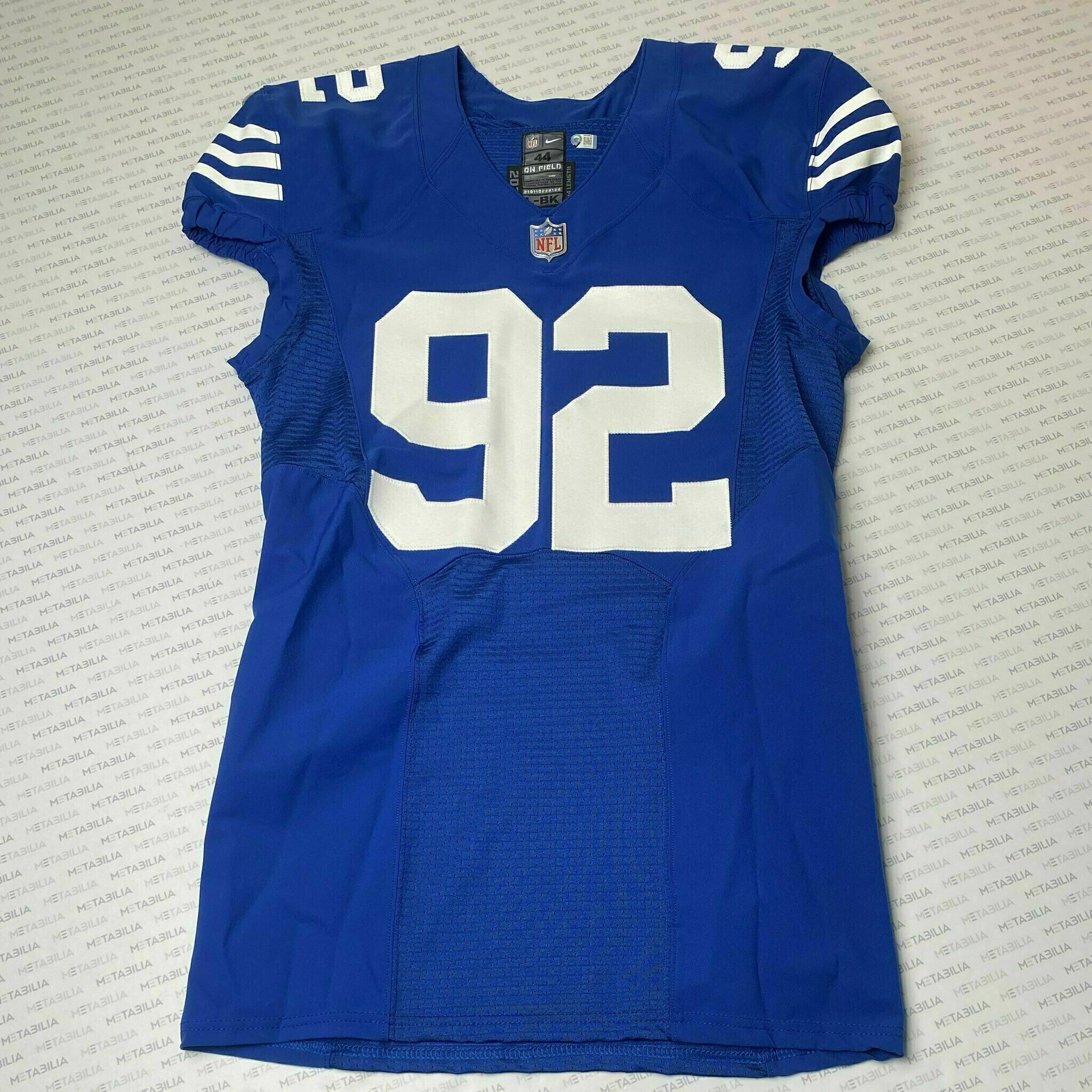 #92 Kameron Cline Team-Issued Blue Jersey