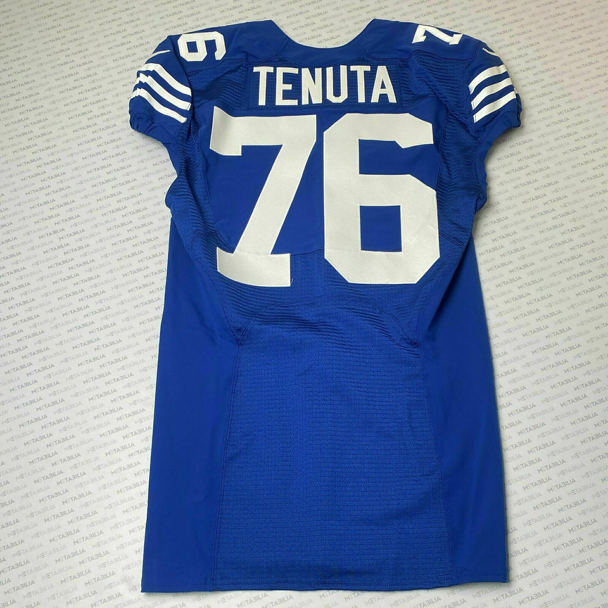 #76 Luke Tenuta Team-Issued Blue Jersey