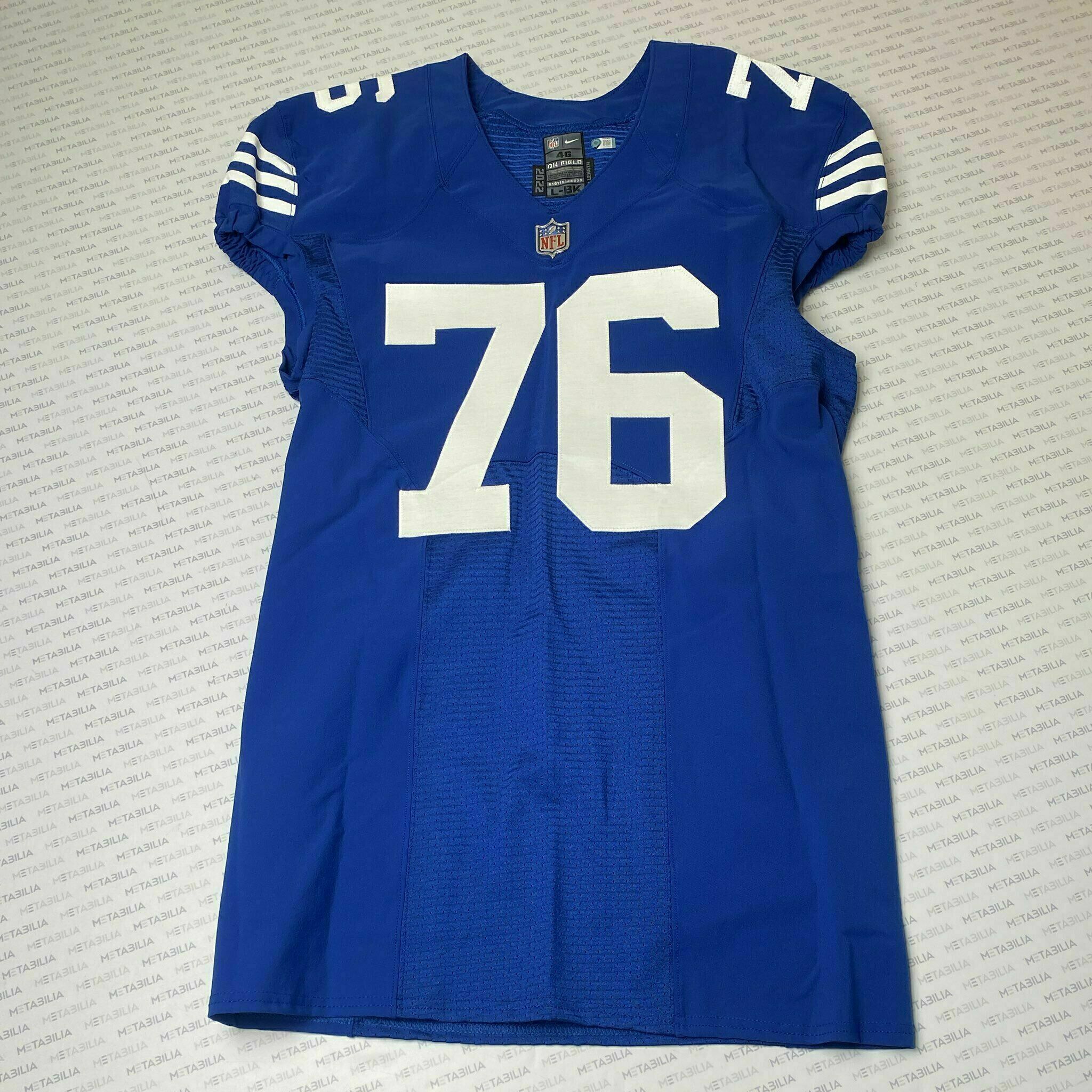 #76 Luke Tenuta Team-Issued Blue Jersey