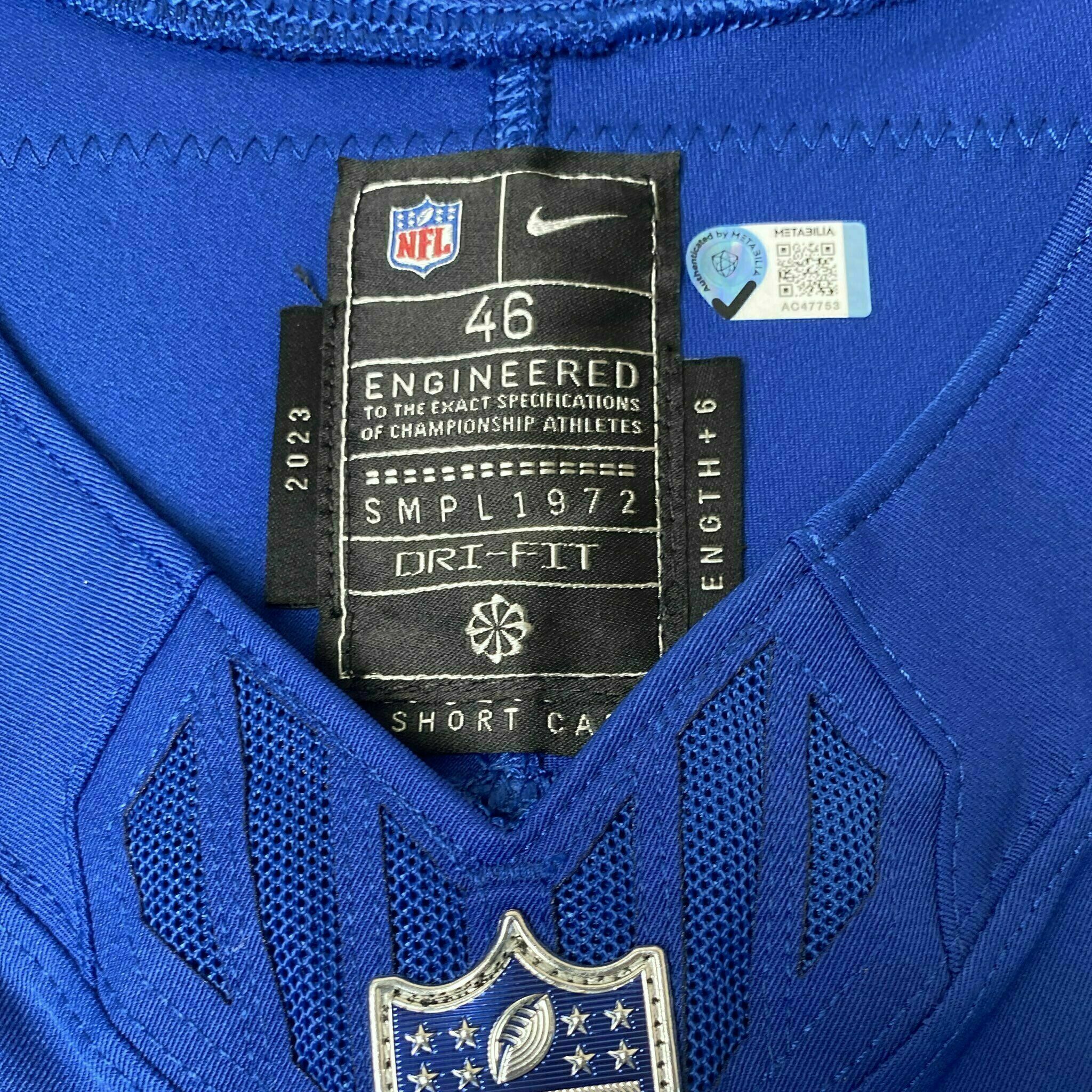 #93 Eric Johnson II Team-Issued Blue Jersey