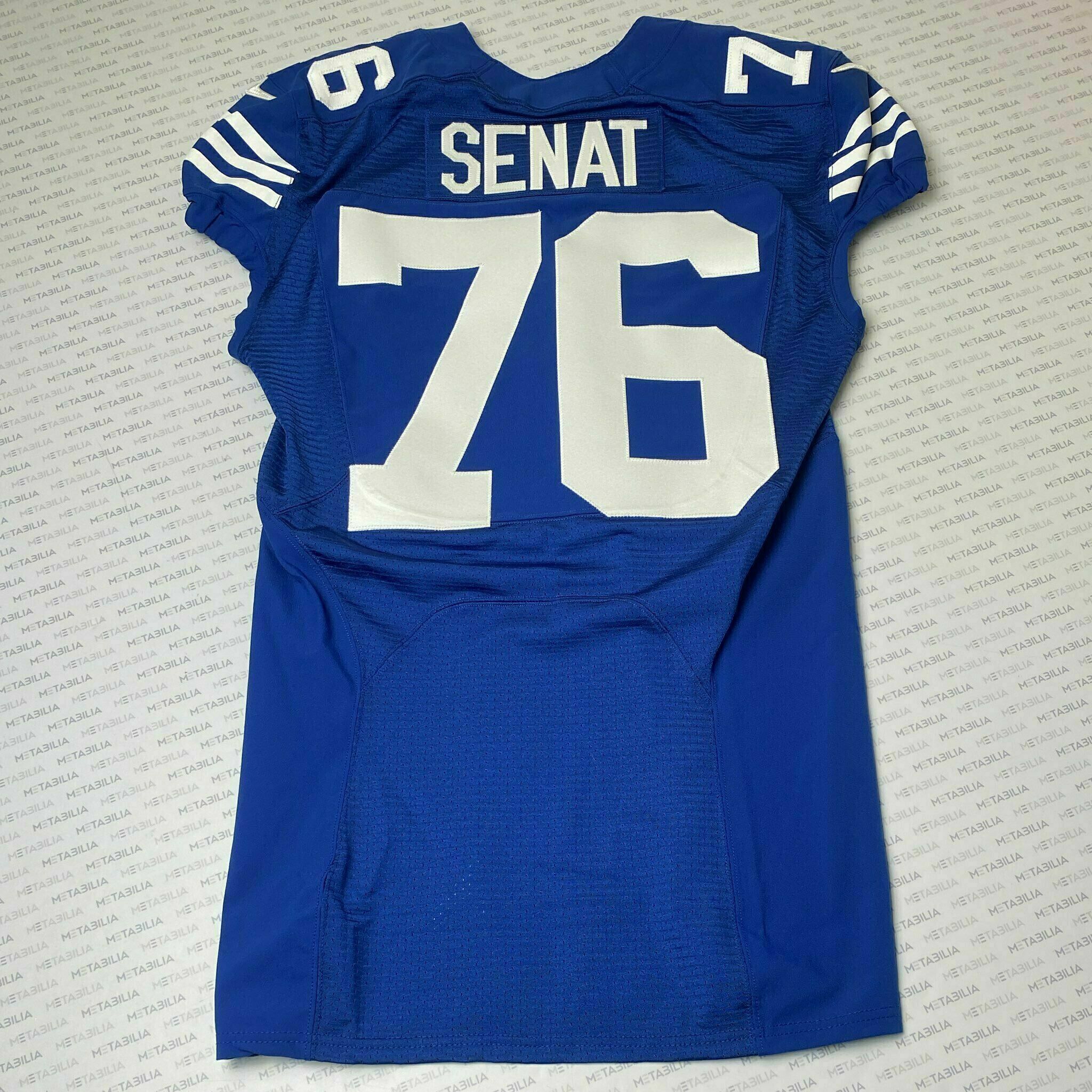 #76 Greg Senat Team-Issued Blue Jersey