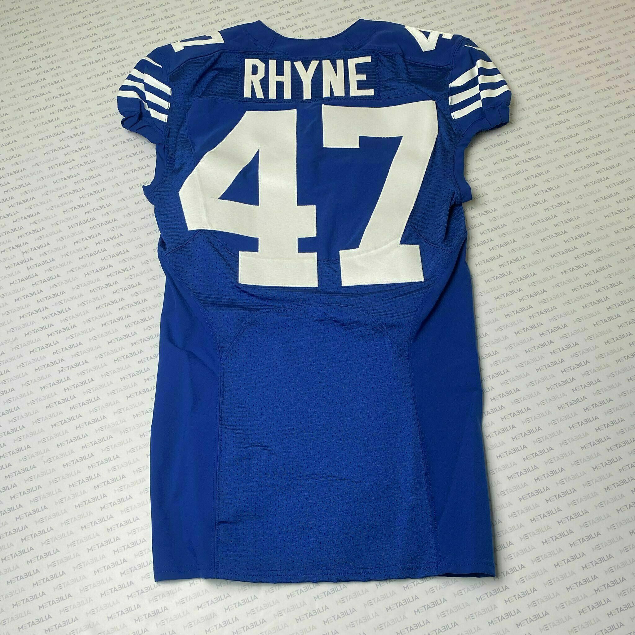 #47 Forrest Rhyne Team-Issued Blue Jersey