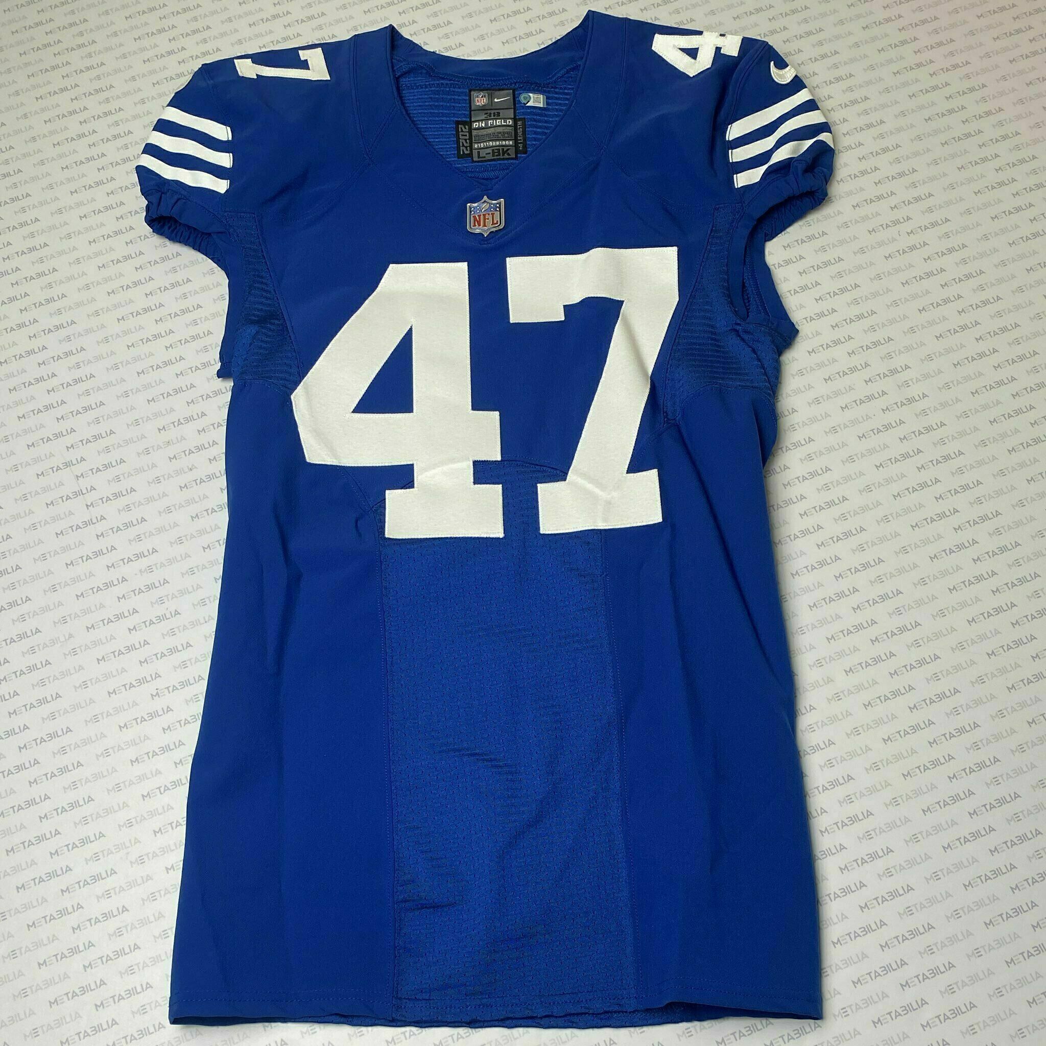 #47 Forrest Rhyne Team-Issued Blue Jersey