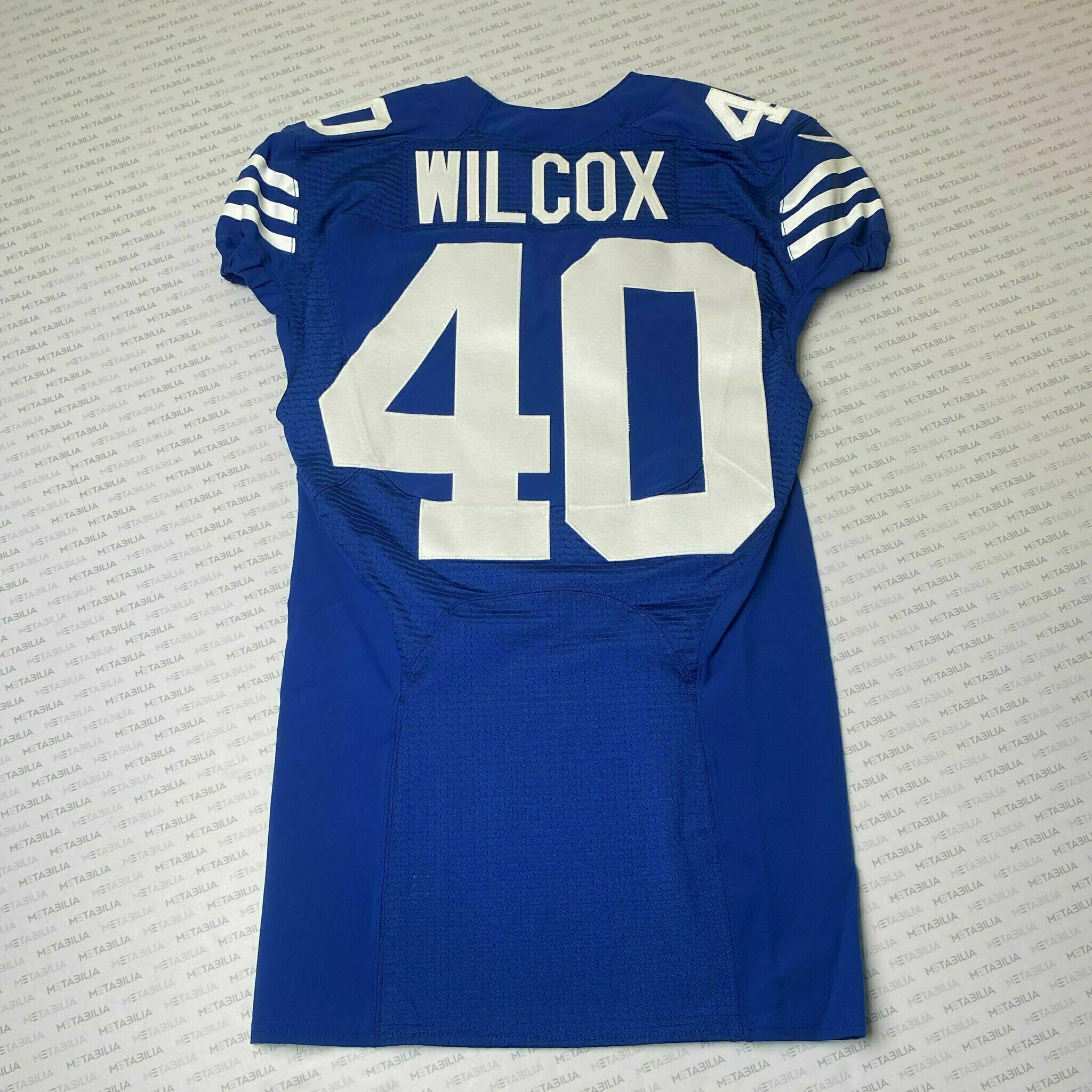 #40 Wilcox Team-Issued Blue Jersey