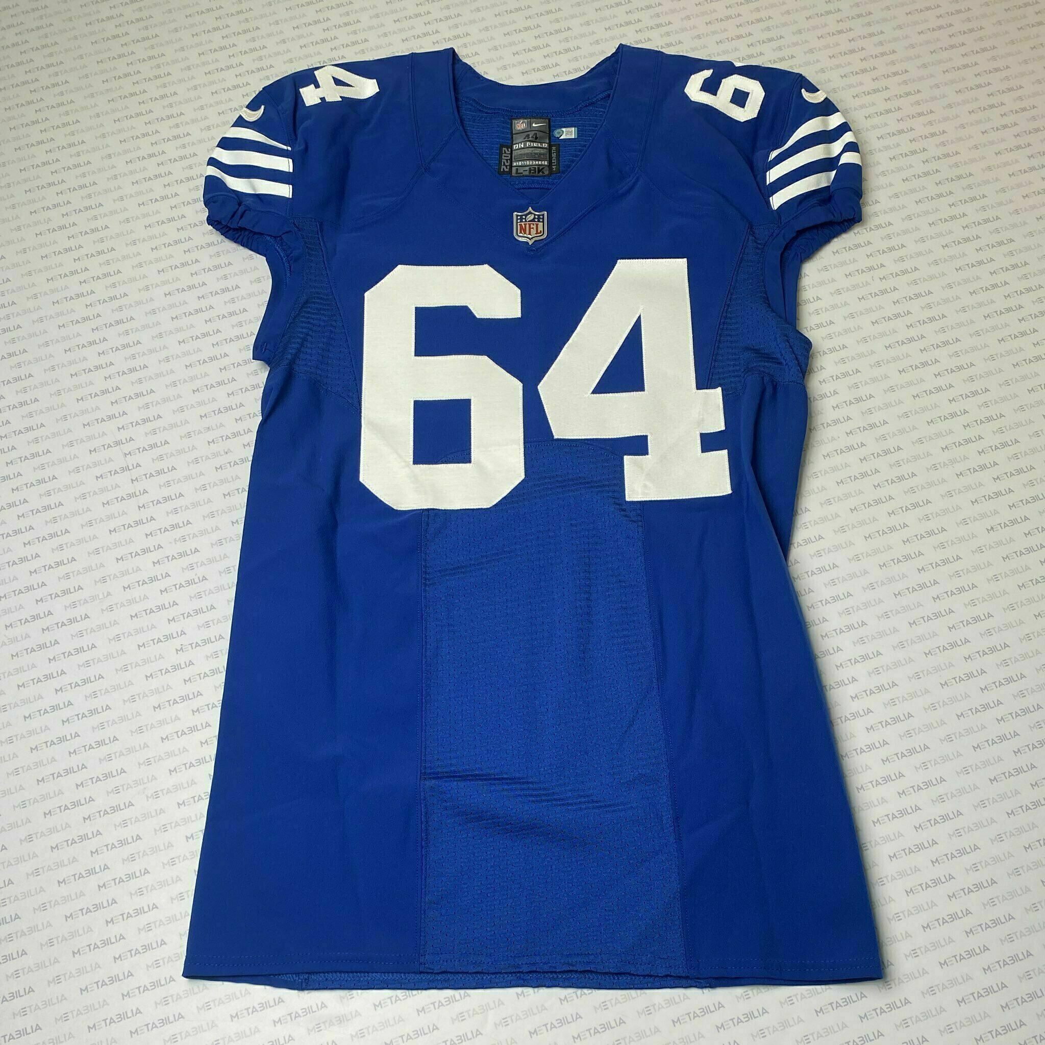#64 Arlington Hambright Team-Issued Blue Jersey