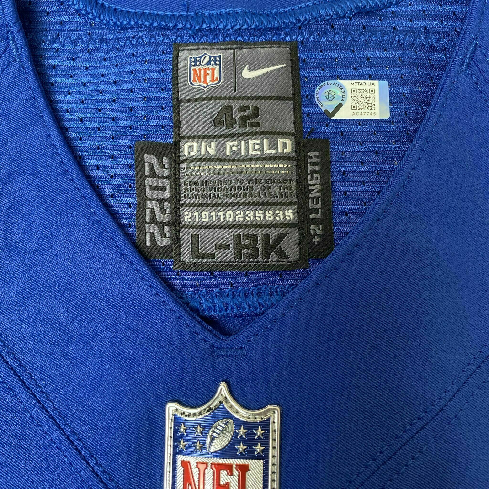 #49 Jalen Wydermyer Team-Issued Blue Jersey