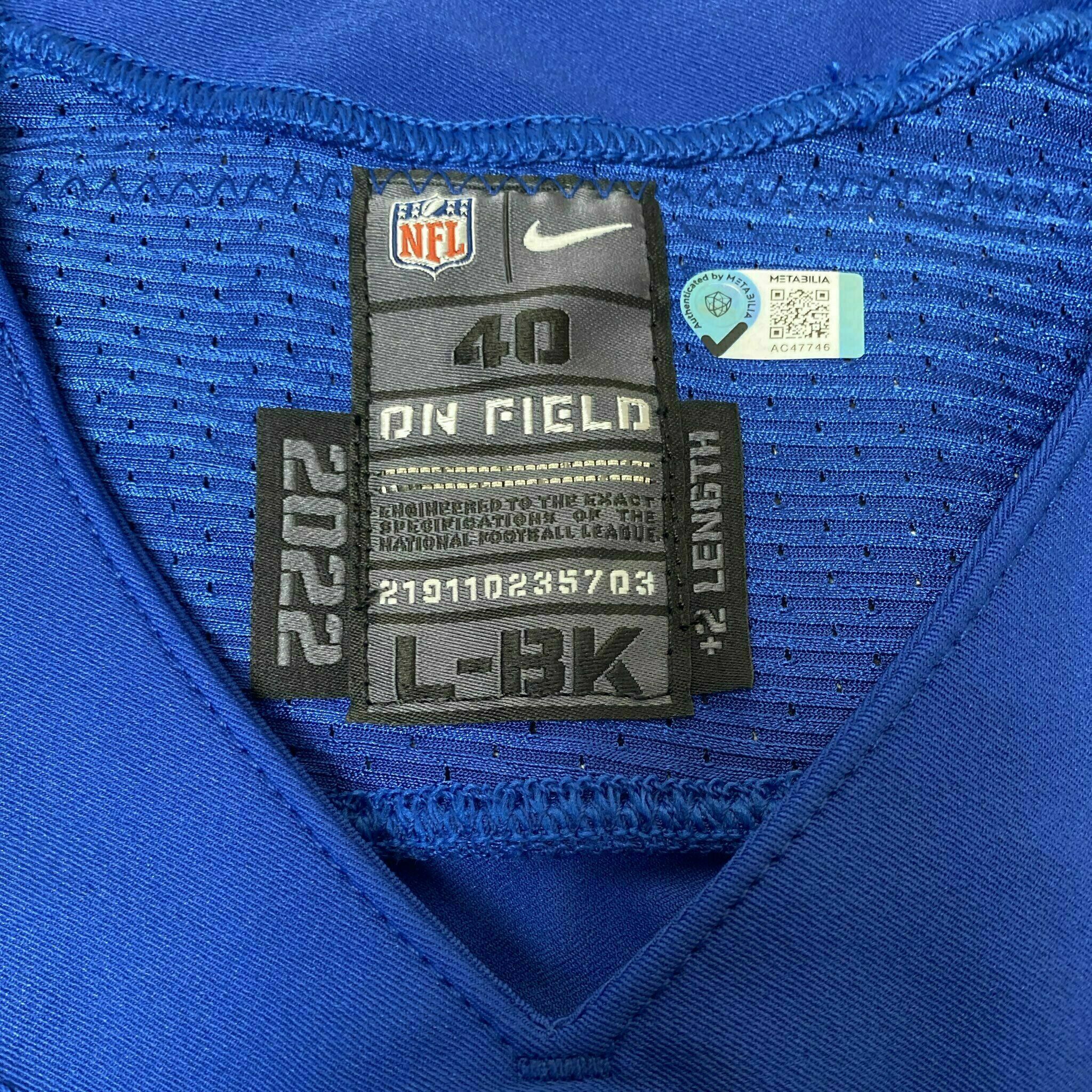 #49 Jalen Wydermyer Team-Issued Blue Jersey