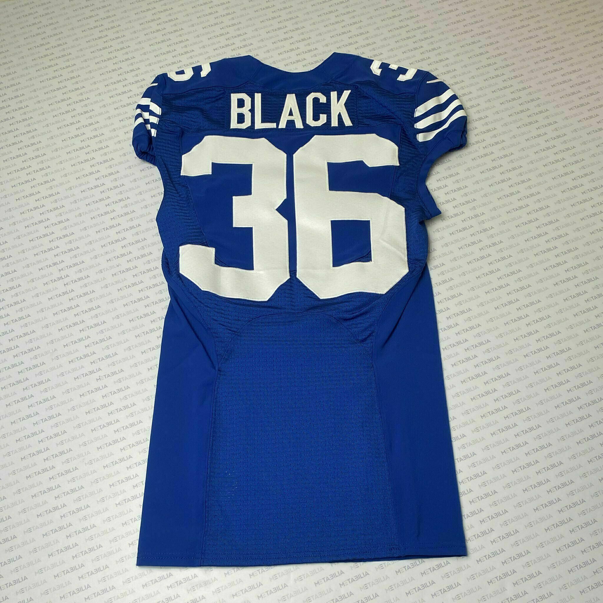 #36 Black Team-Issued Blue Jersey