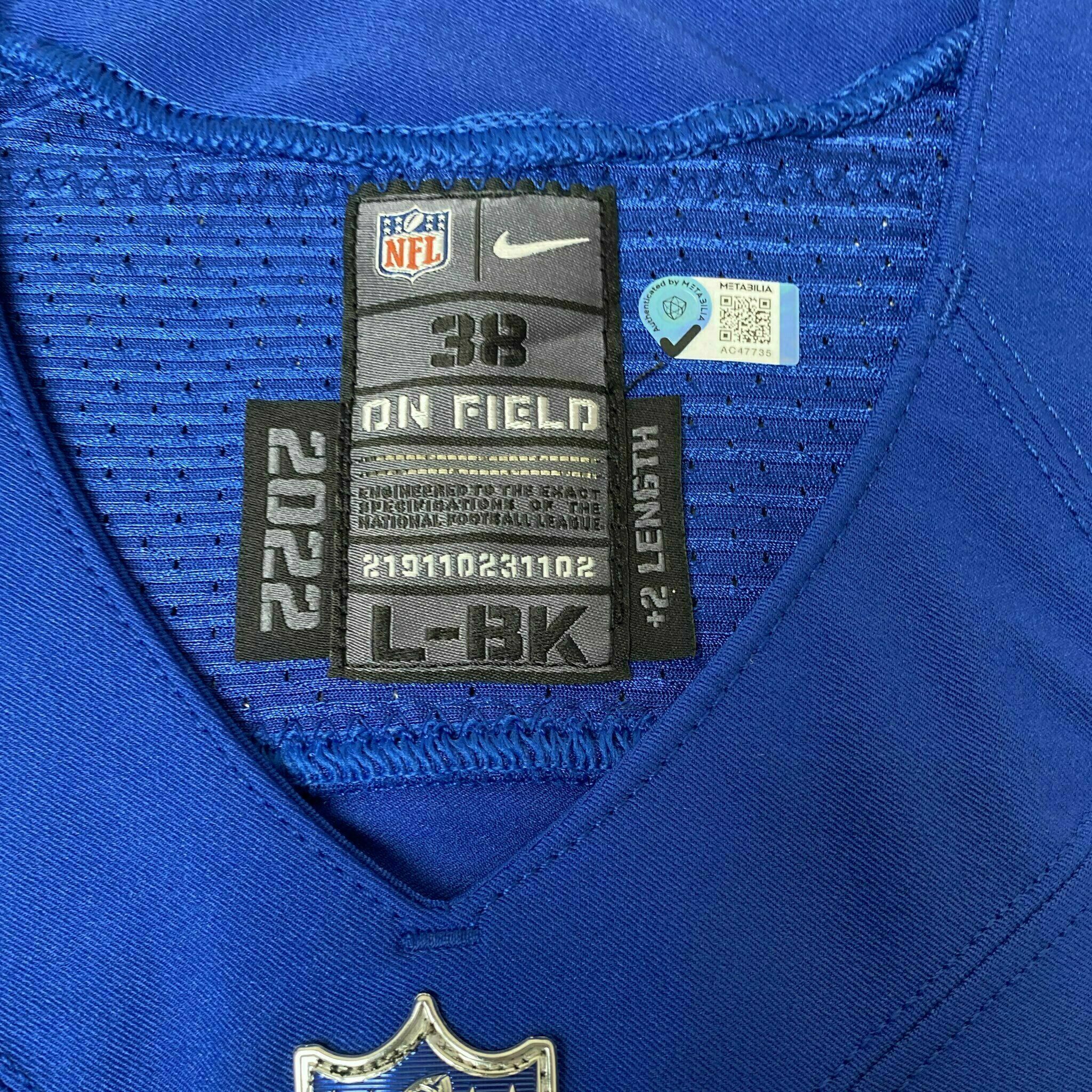 #36 Black Team-Issued Blue Jersey