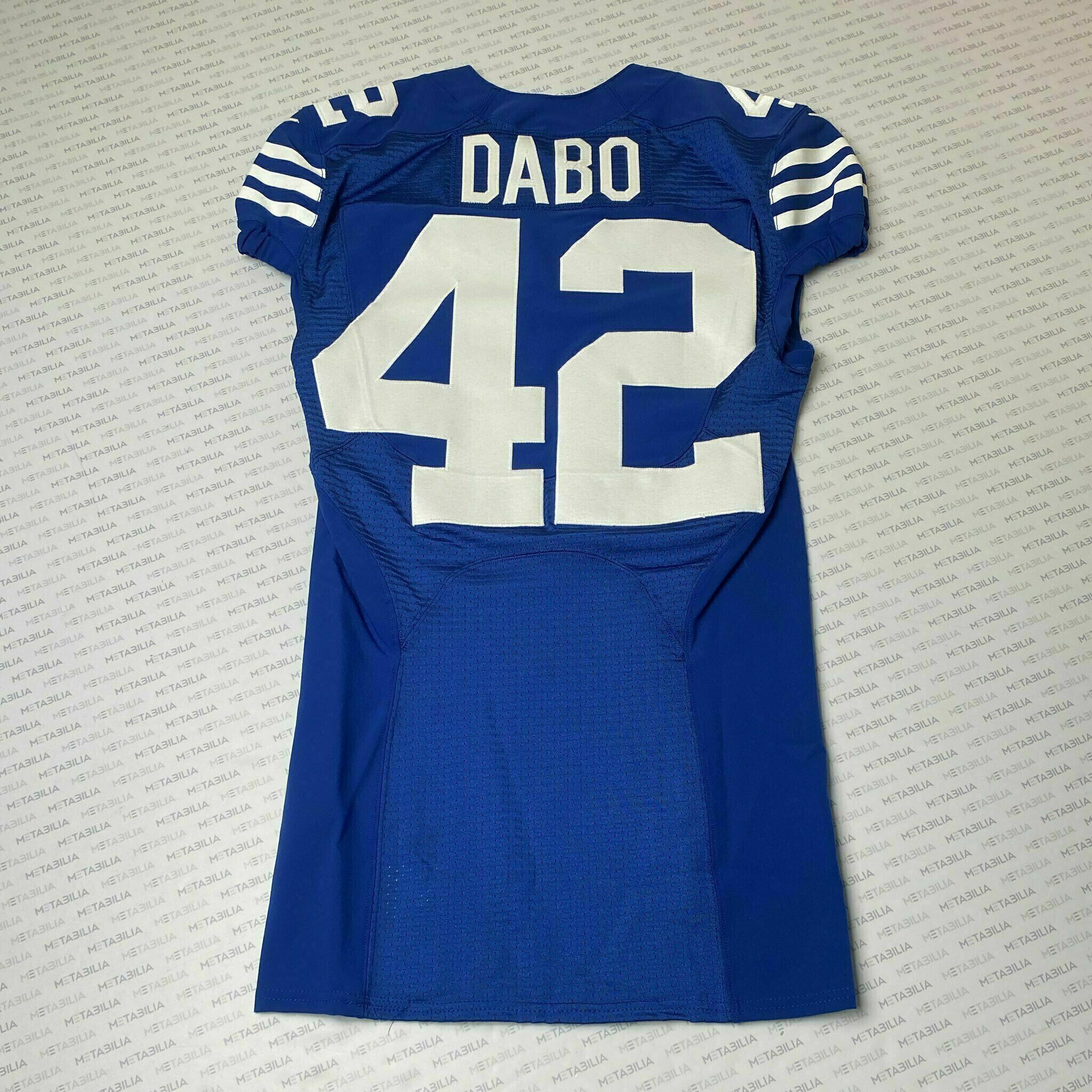 #42 Marcel Dabo Team-Issued Blue Jersey