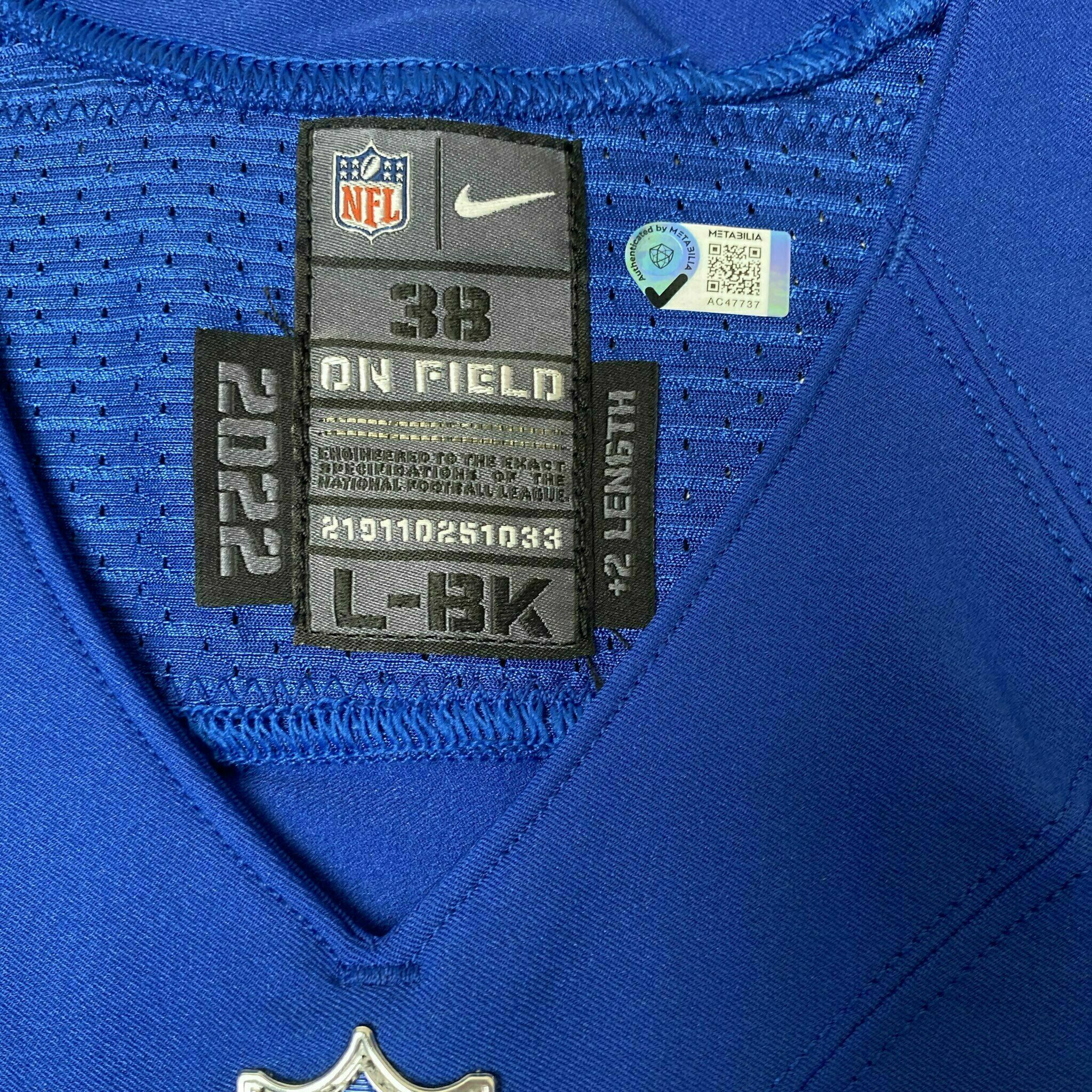 #42 Marcel Dabo Team-Issued Blue Jersey