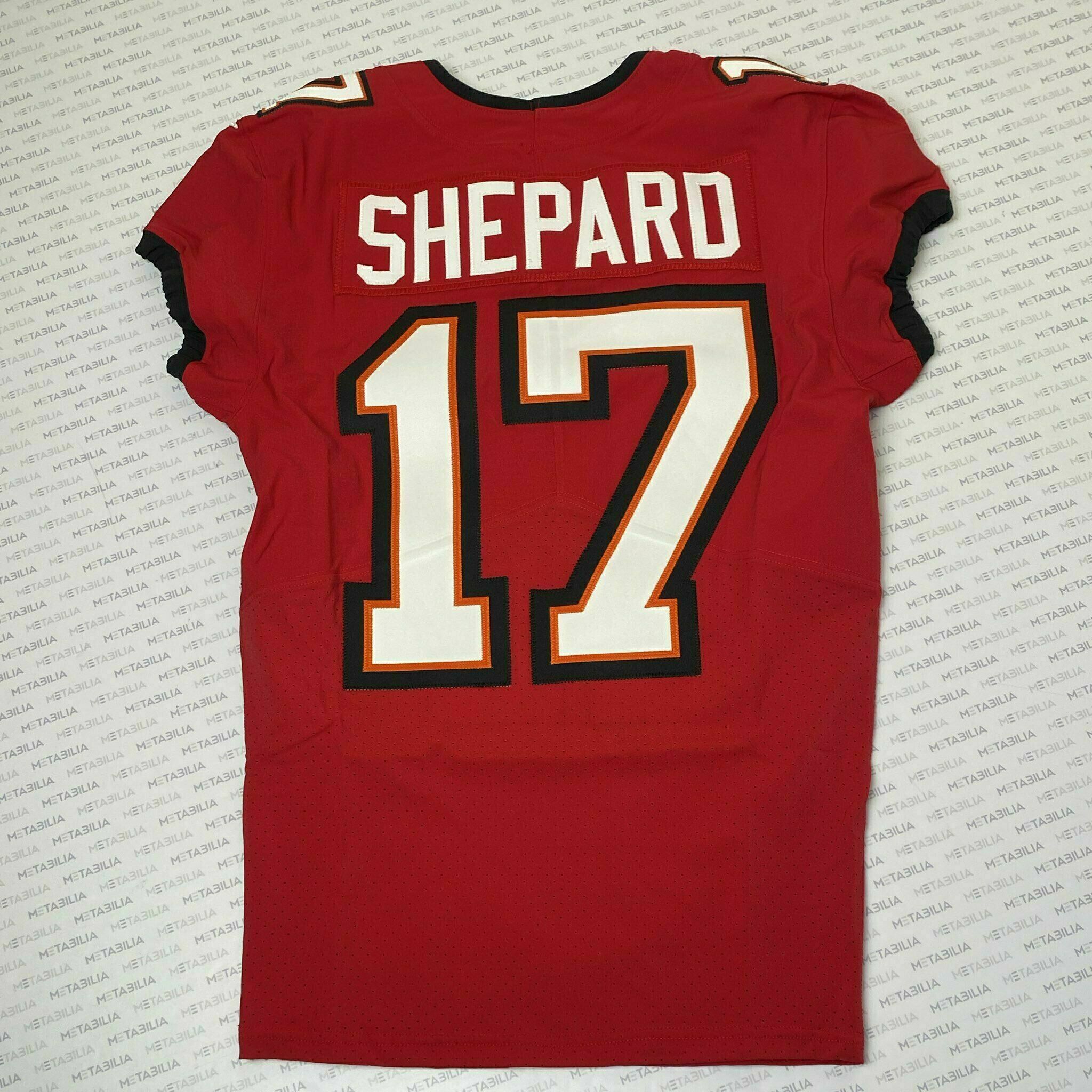 #17 Sterling Shepard Season-Worn Red Jersey