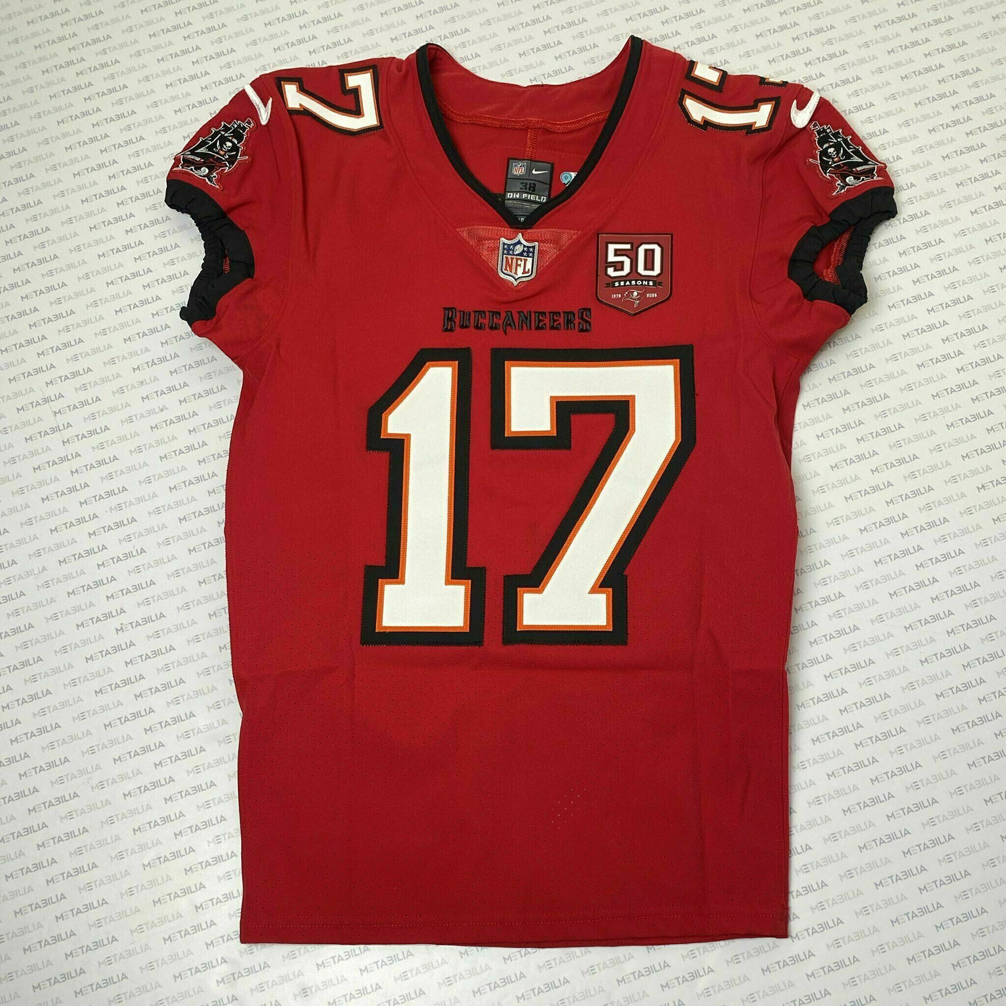 #17 Sterling Shepard Season-Worn Red Jersey