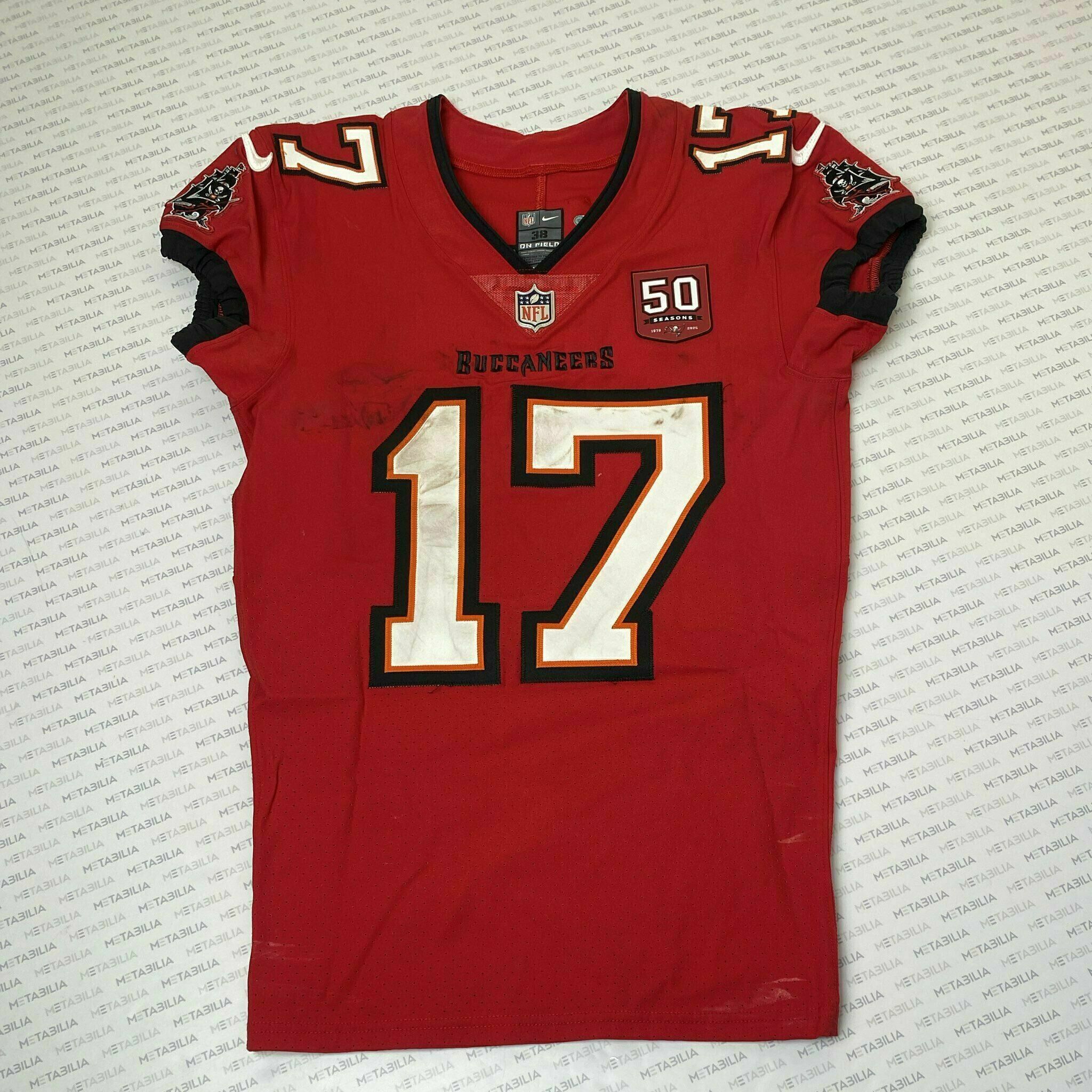 #17 Sterling Shepard Season-Worn Red Jersey
