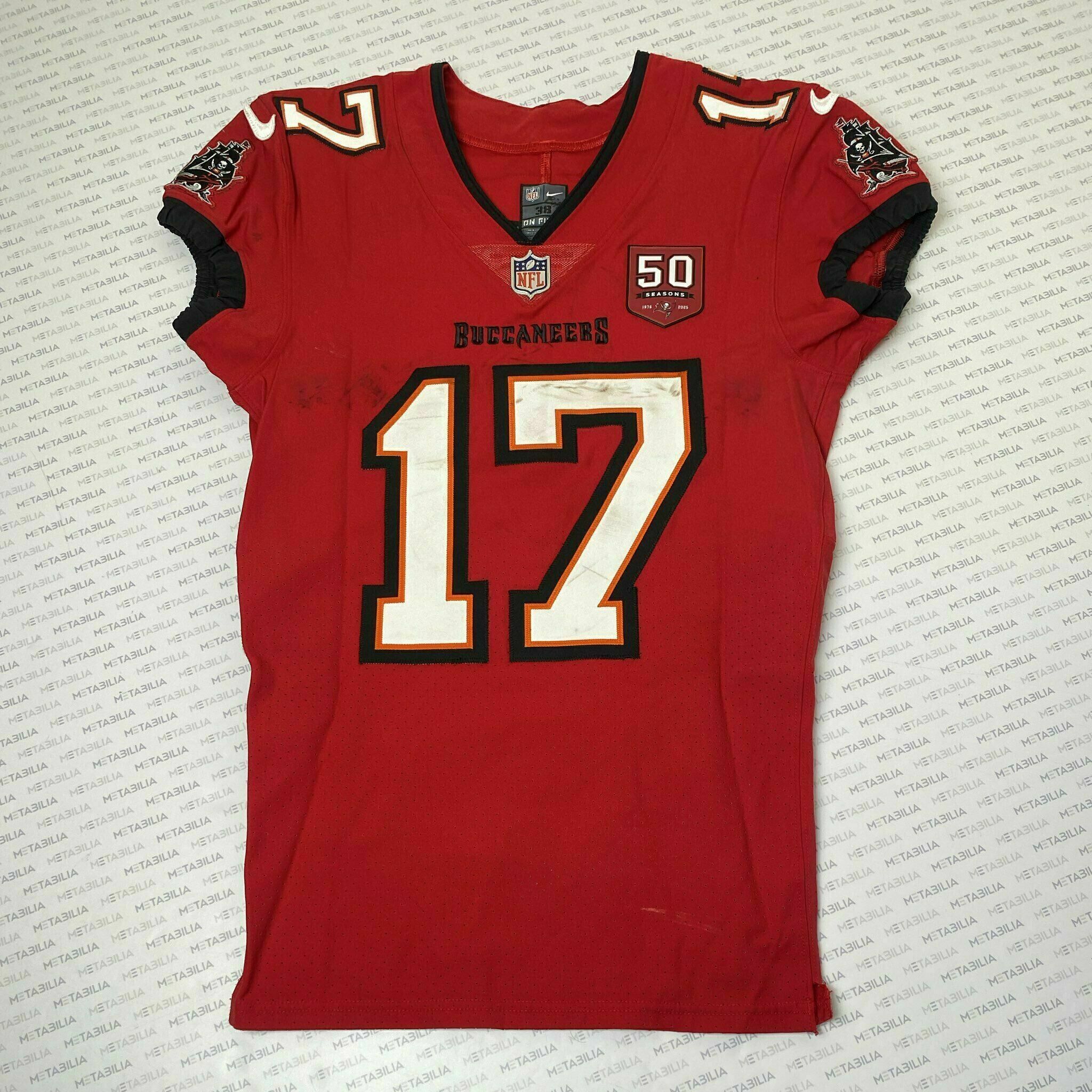 #17 Sterling Shepard Season-Worn Red Jersey