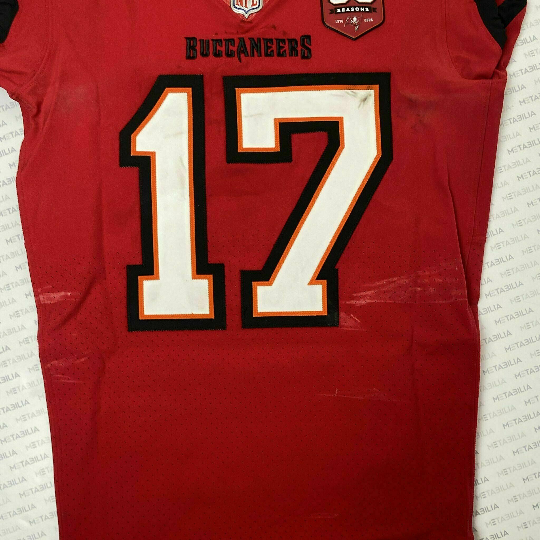 #17 Sterling Shepard Season-Worn Red Jersey