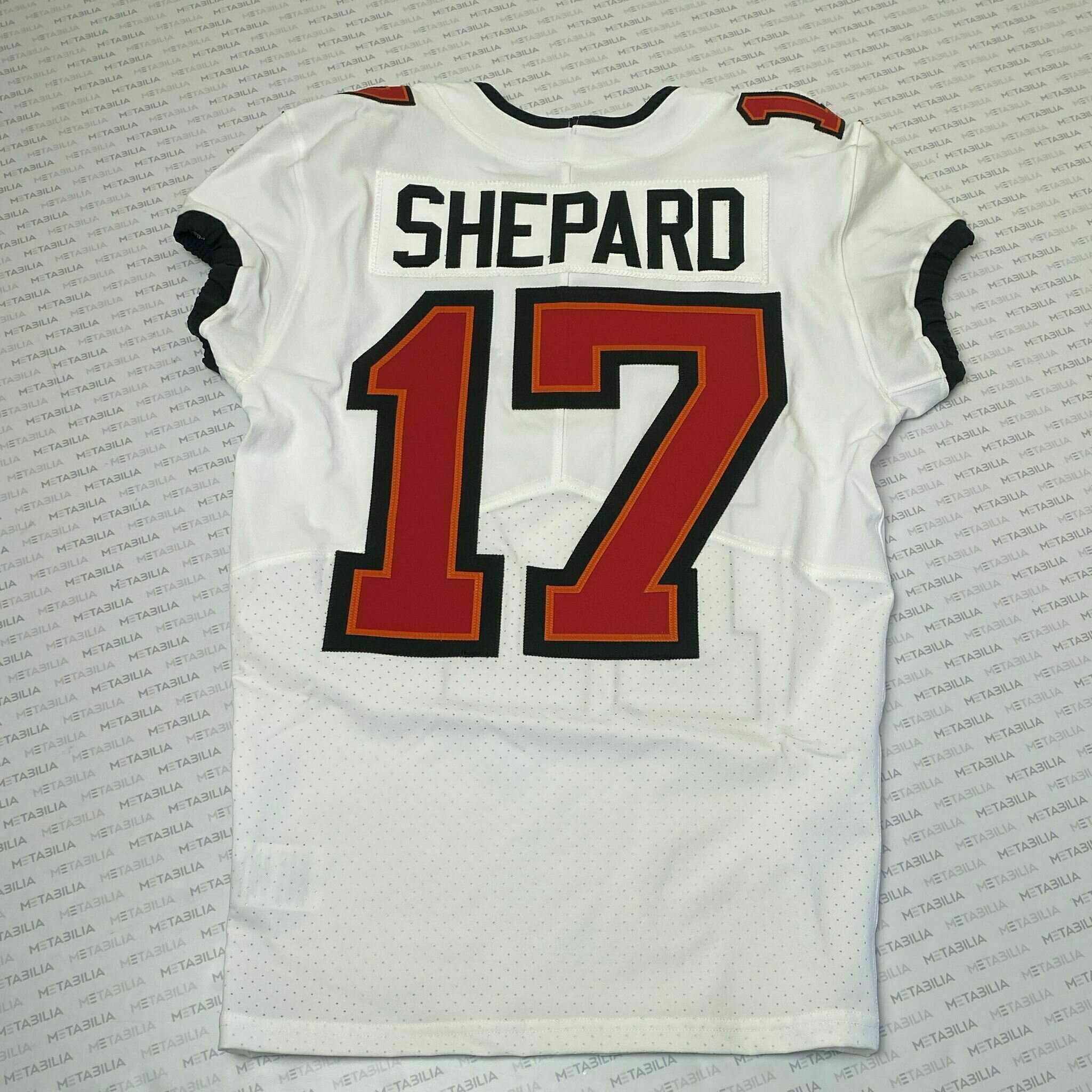 #17 Sterling Shepard Season-Worn White Jersey