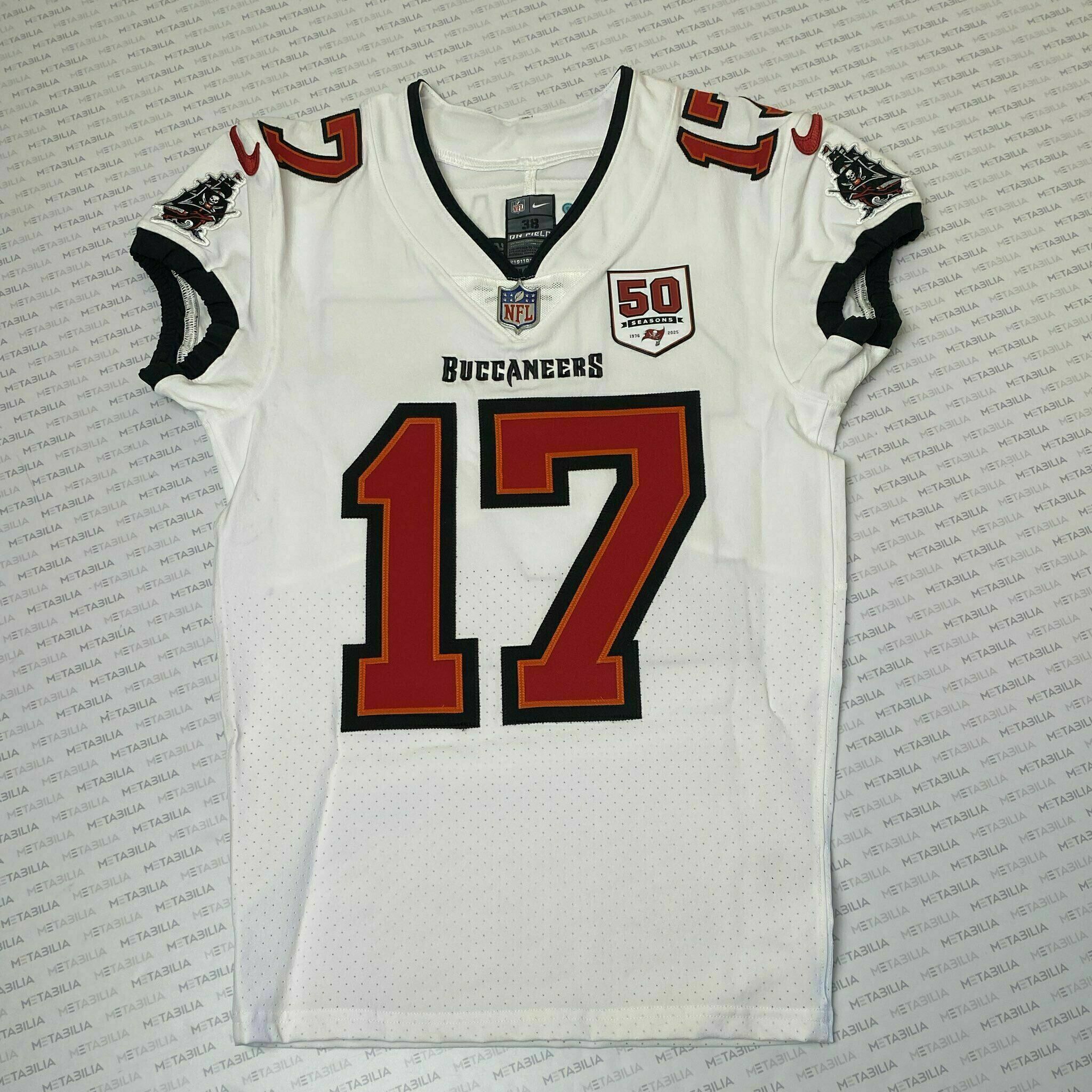 #17 Sterling Shepard Season-Worn White Jersey