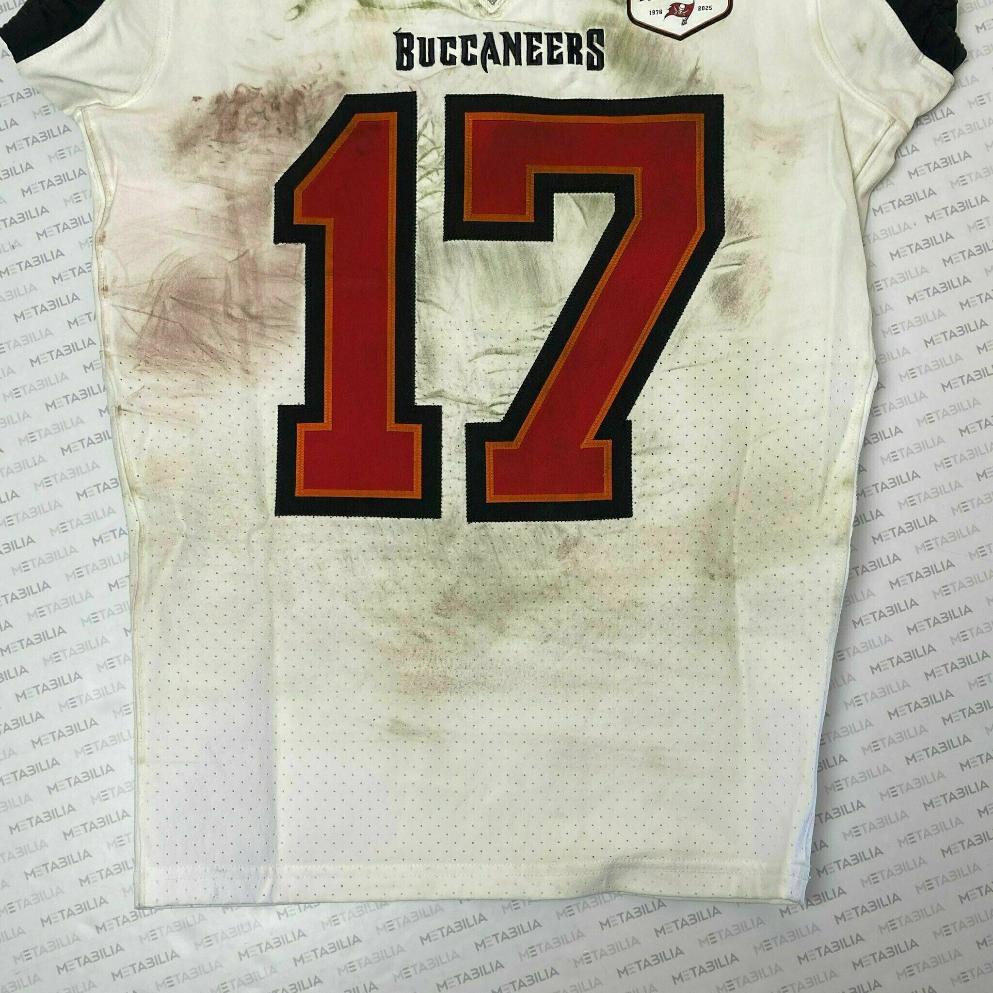 #17 Sterling Shepard Season-Worn White Jersey