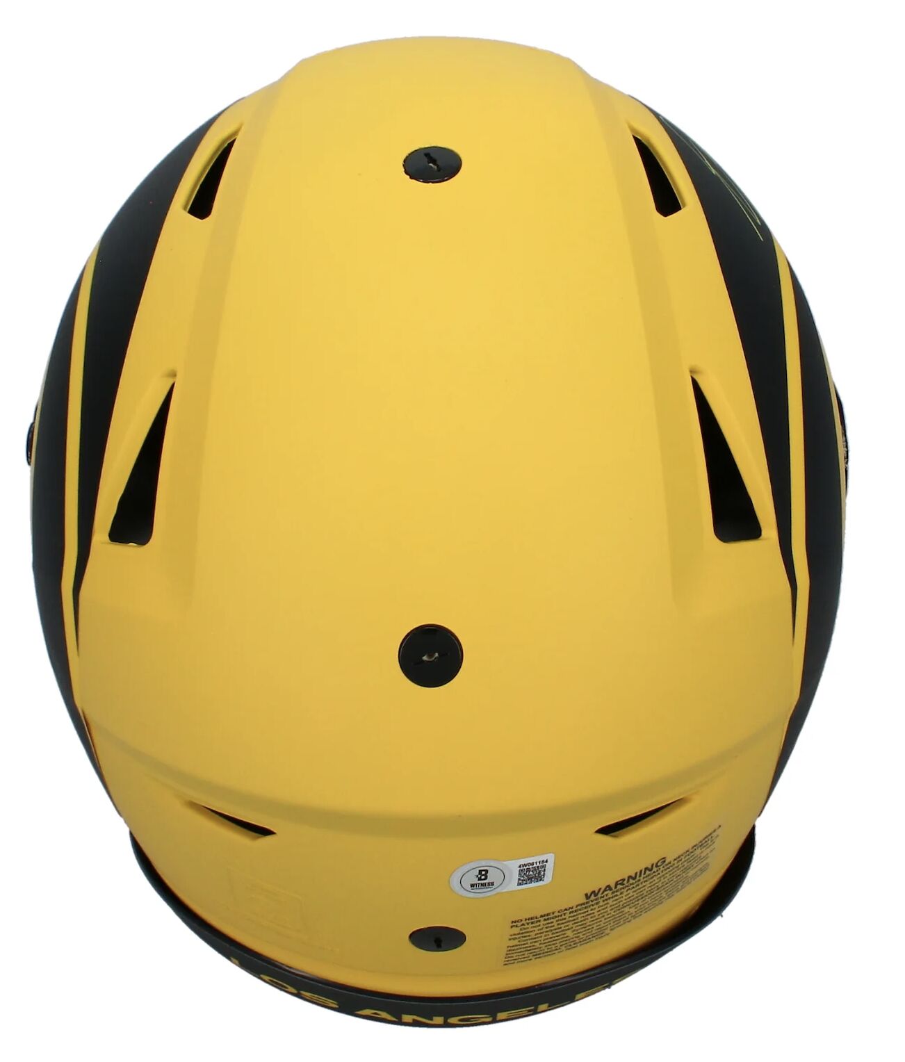 Davante Adams Autographed Rams 'RAVE' Speedflex Authentic Helmet Beckett