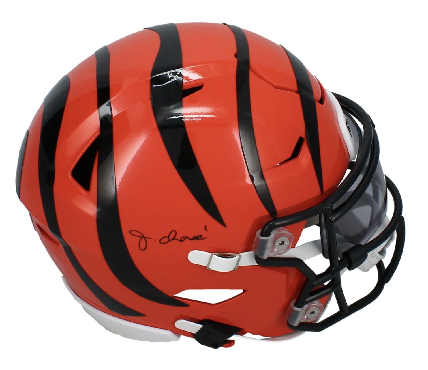Ja'Marr Chase Autographed Cincinnati Bengals MIDI Speedflex Helmet Beckett