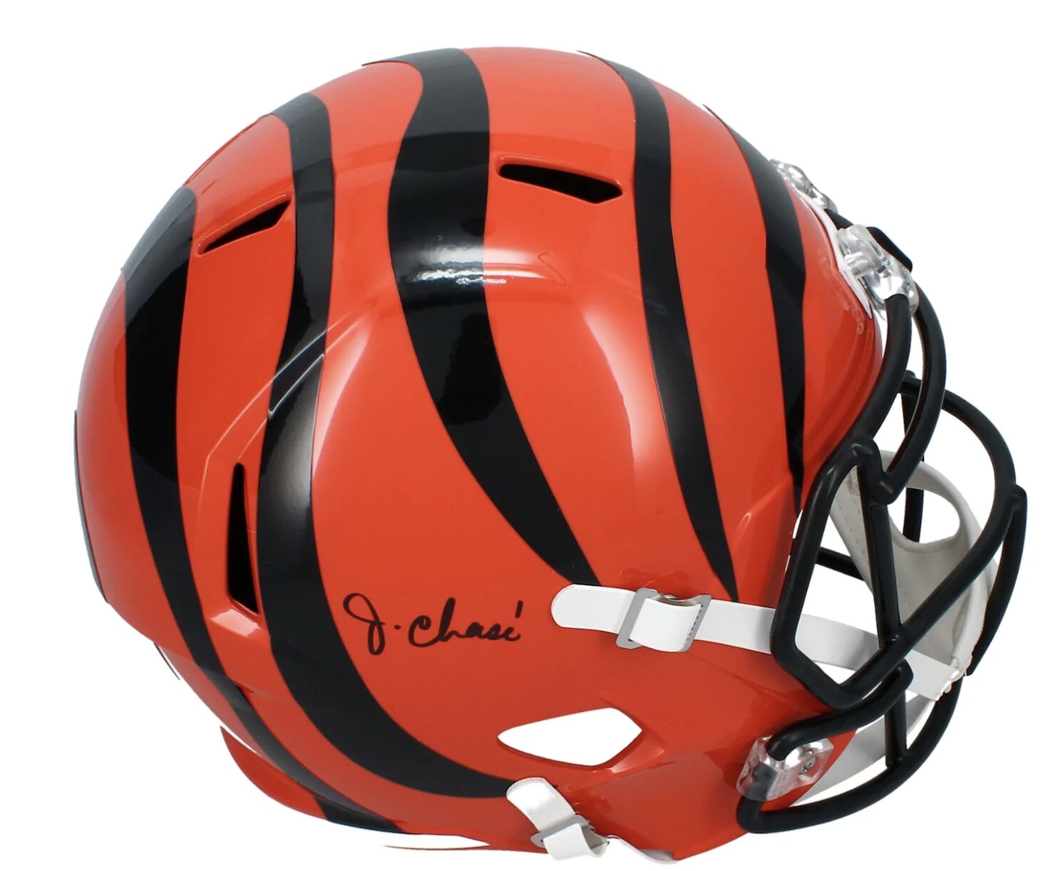 Ja'Marr Chase Autographed Cincinatti Bengals Full Size Speed Helmet Beckett