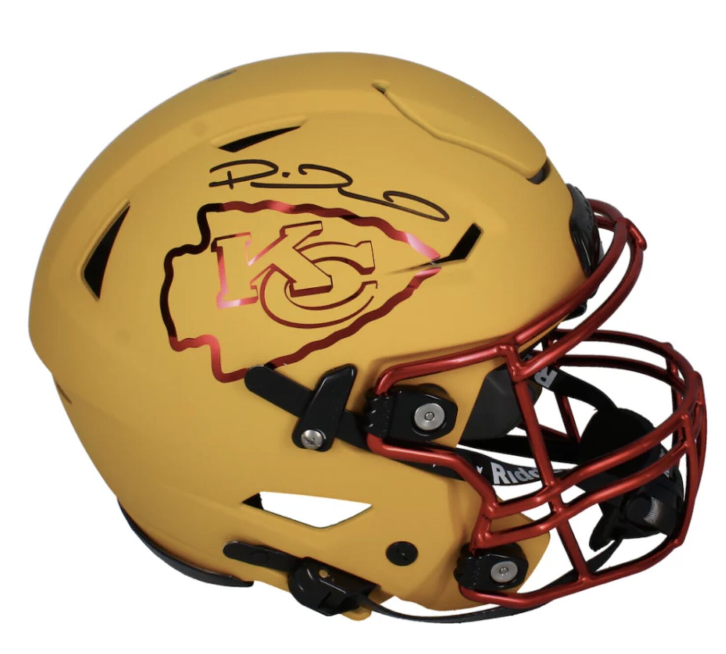 Patrick Mahomes Autographed Chrome Chiefs SpeedFlex Helmet Beckett LE 1/15