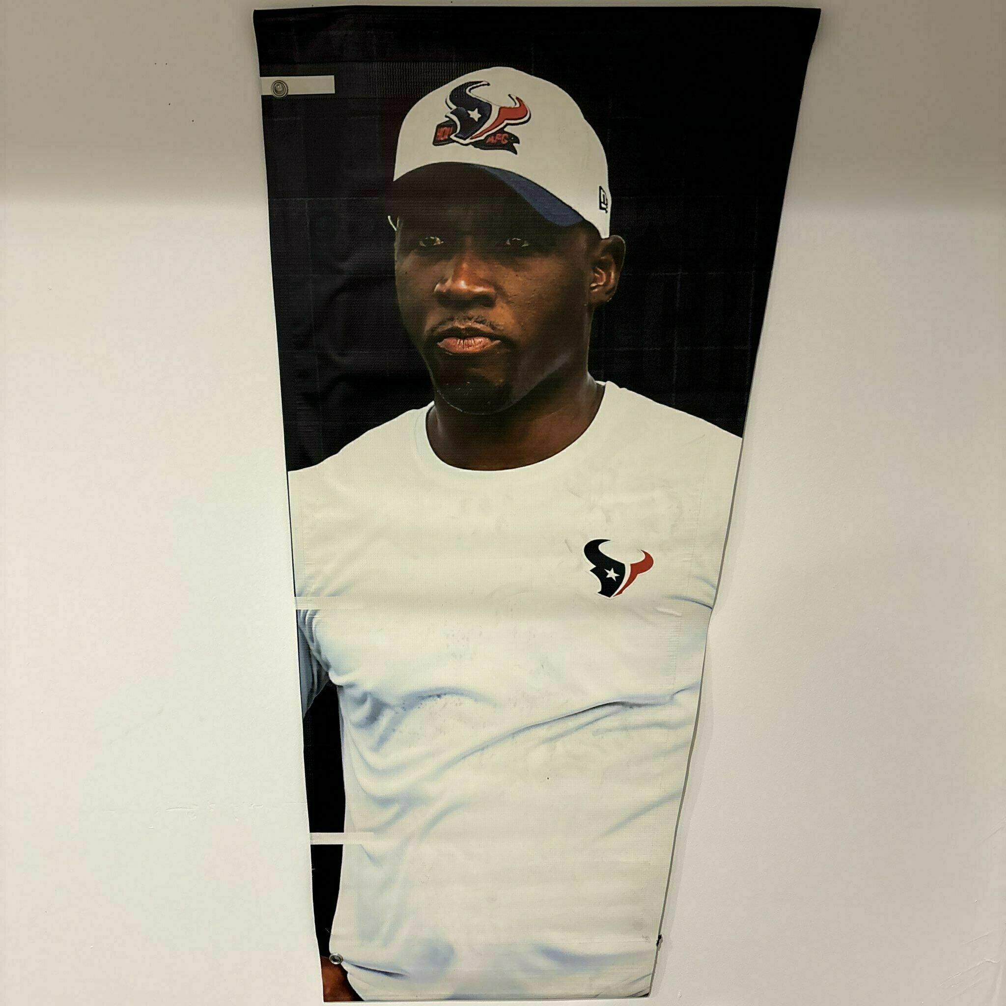 HC DeMeco Ryans NRG Stadium-Used Coach Banner
