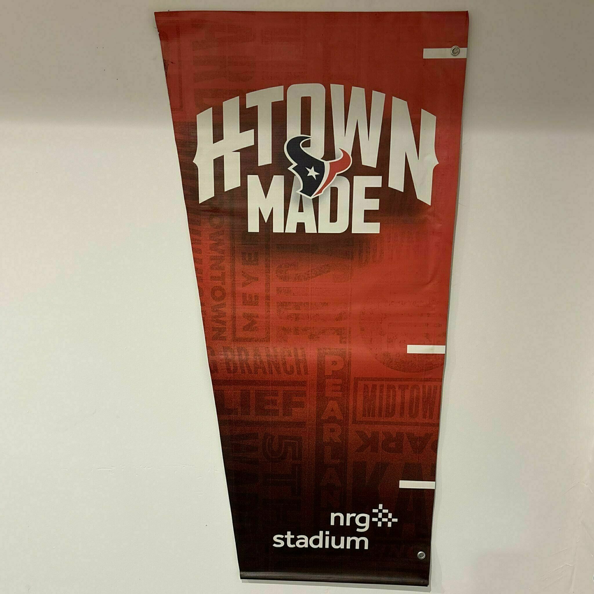 #5 Pitre NRG Stadium-Used Player Banner