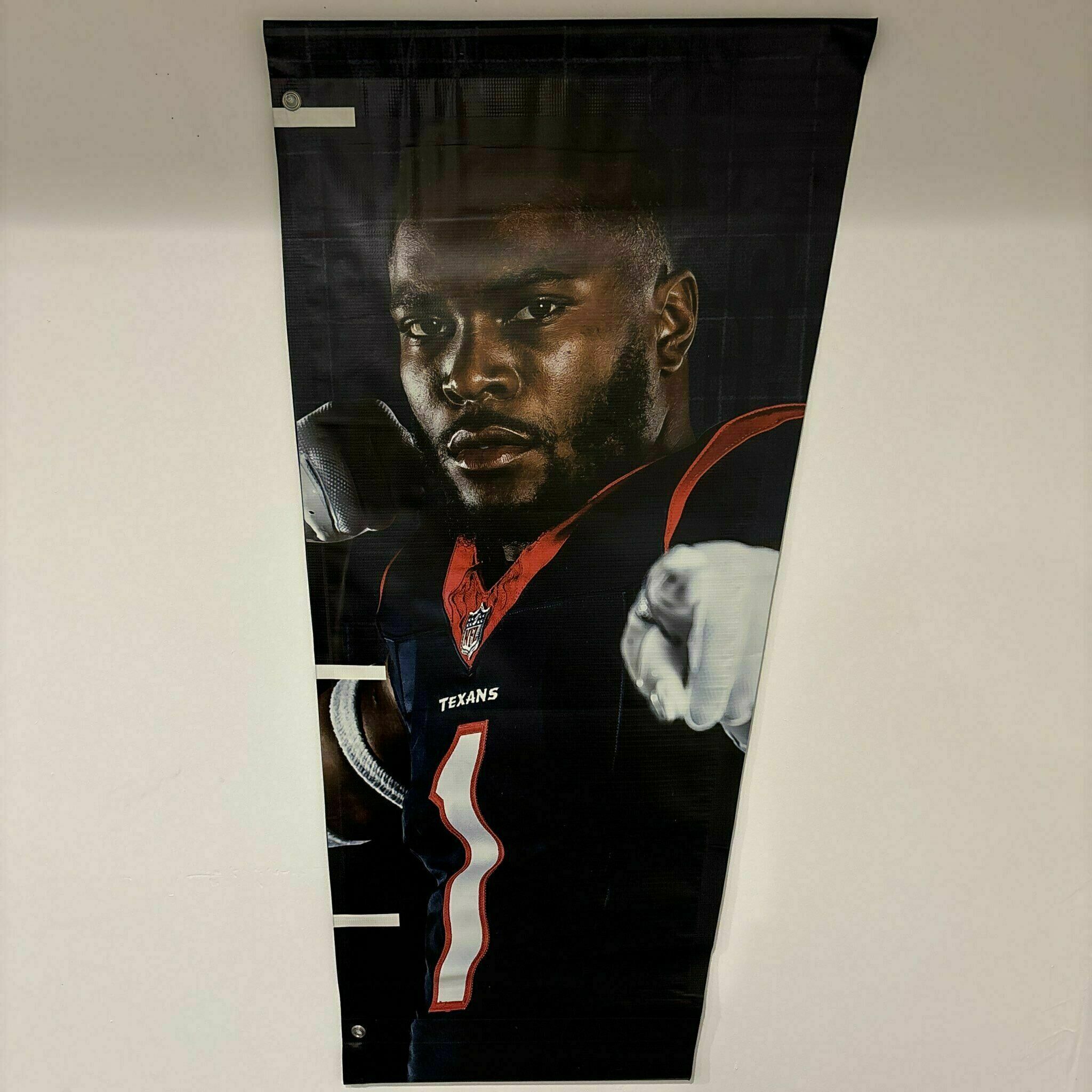 #1 Ward NRG Stadium-Used Player Banner