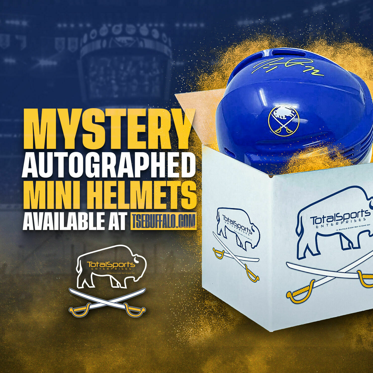 Buffalo Sabers Signed Mini Helmet Mystery Box