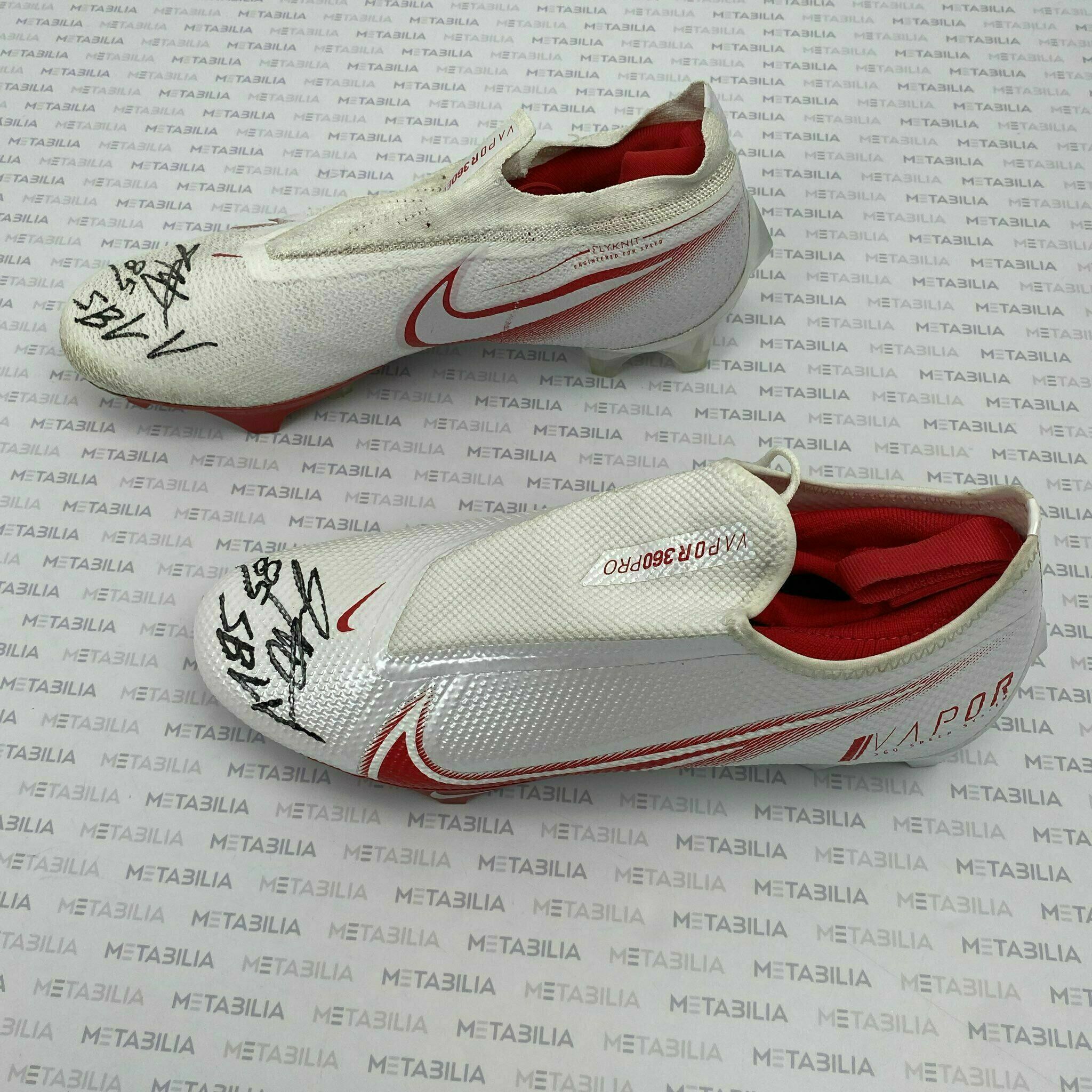 #85 Jaydon Mickens Signed & Inscribed Season-Used Cleats 2020-2021 Season