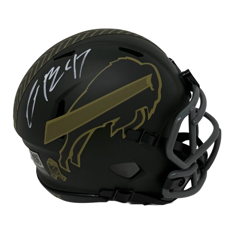 Christian Benford 2025 Salute to Service Speed Mini Helmet