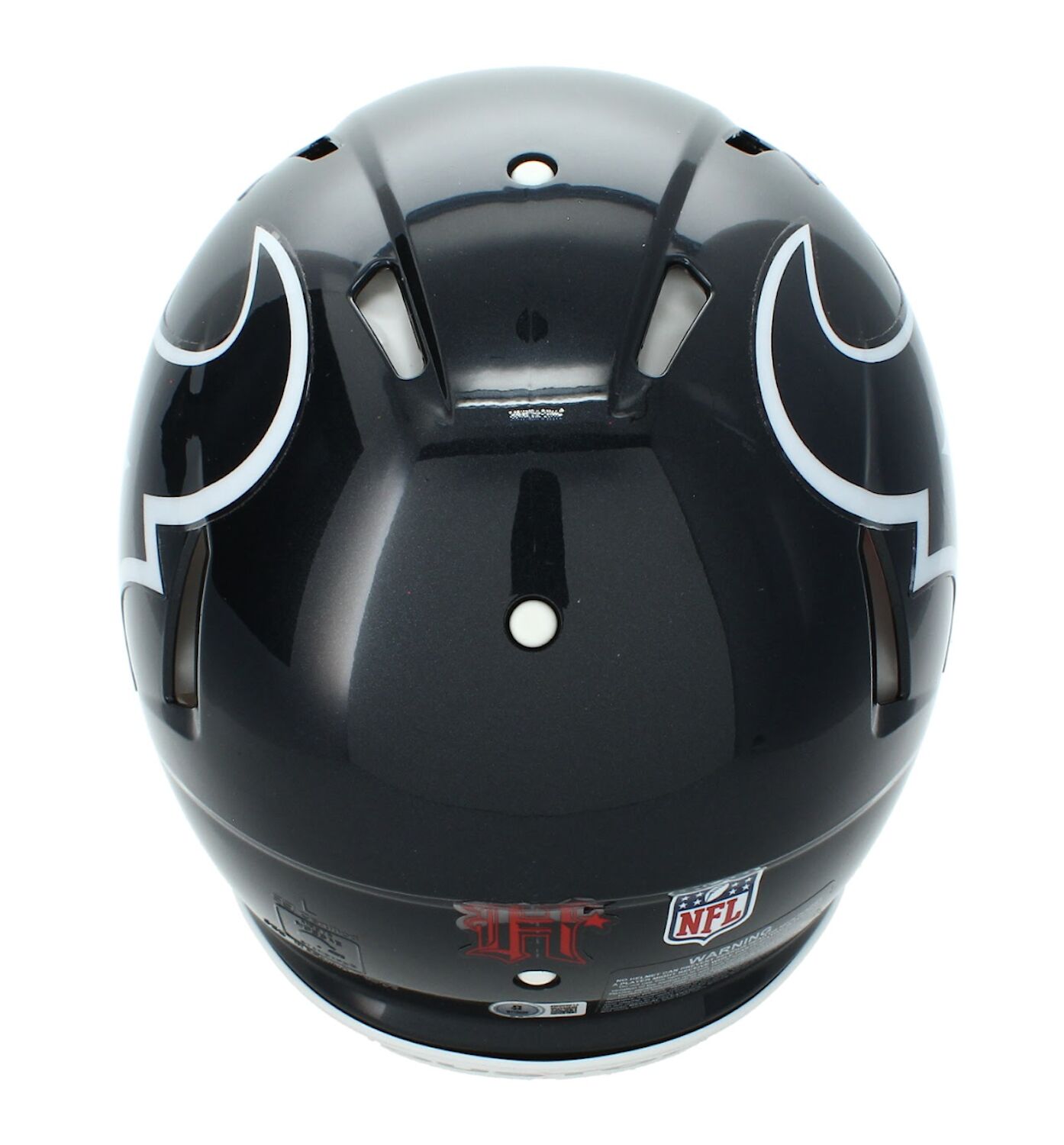 Jayden Higgins Autographed Houston Texans Speed Authentic Helmet Beckett