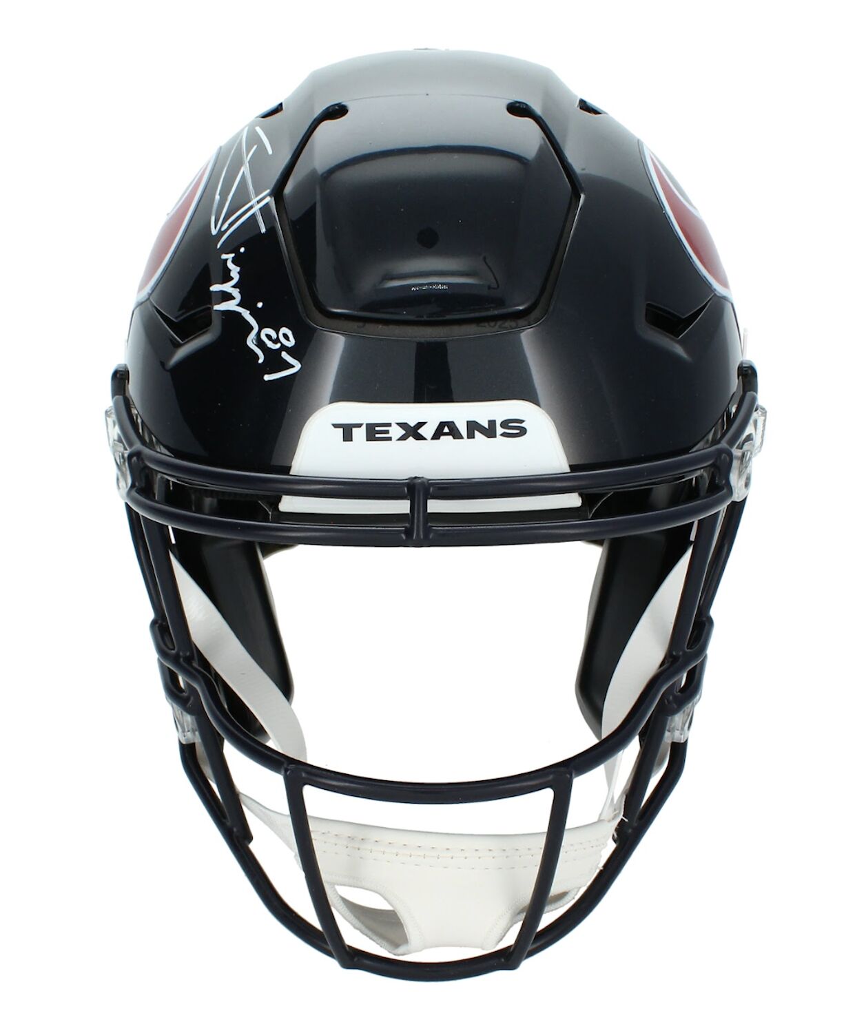 Jayden Higgins Autographed Houston Texans SpeedFlex Authentic Helmet Beckett