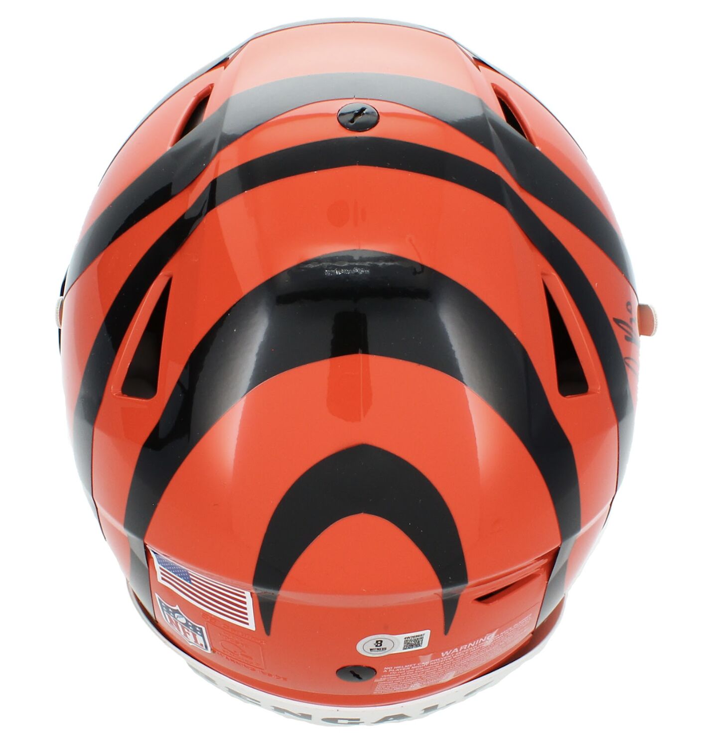 Chase Brown Autographed Cincinnati Bengals SpeedFlex Authentic Helmet Beckett