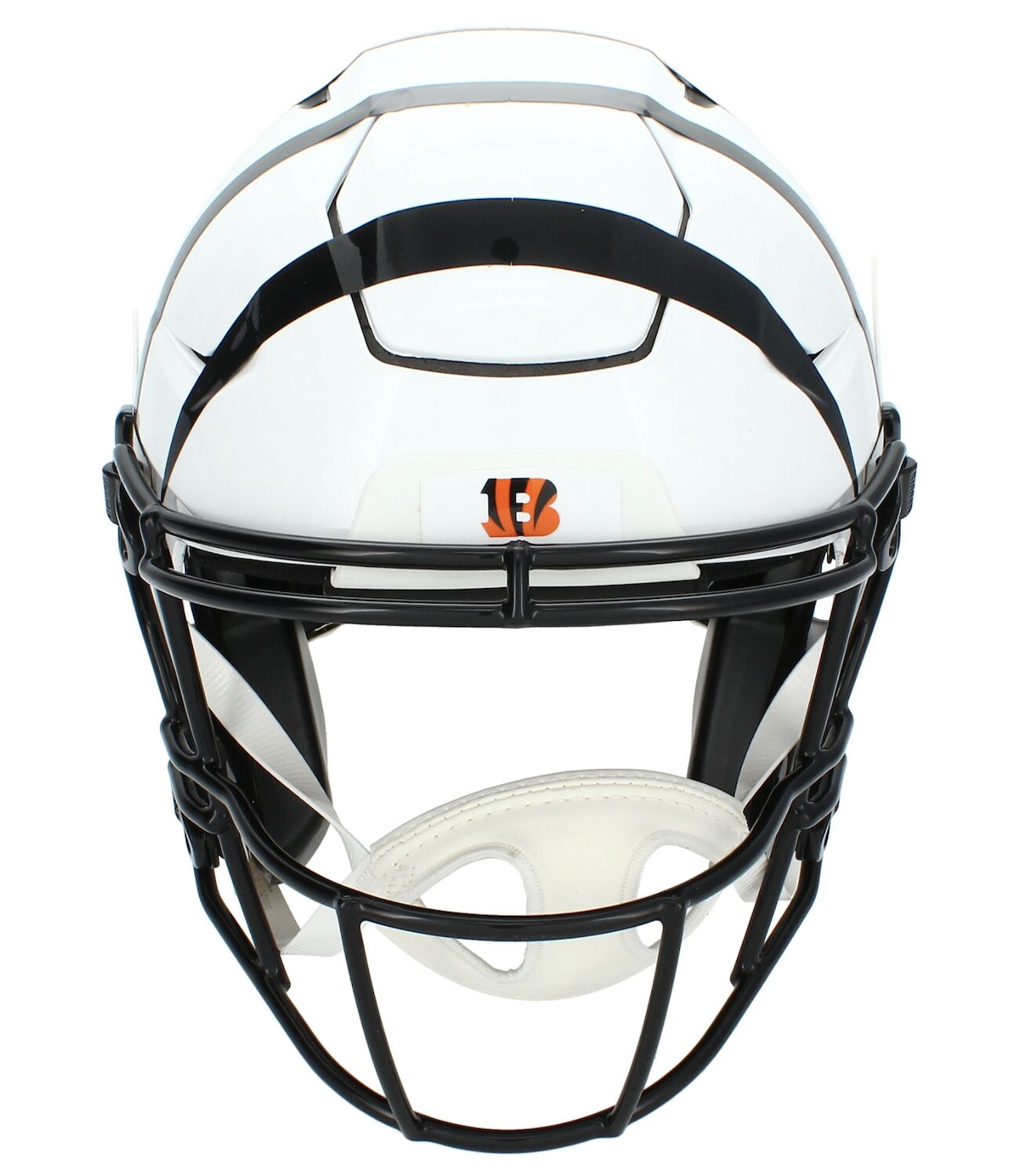 Chase Brown Autographed Cincinnati Bengals 2022 White Alternate SpeedFlex Authentic Helmet Beckett