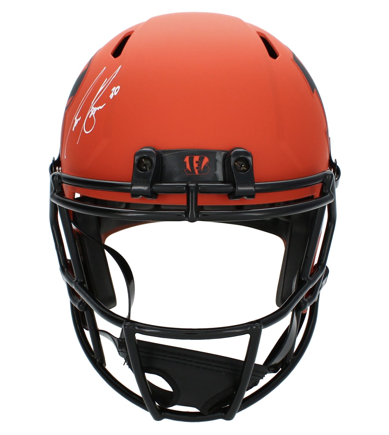 Chase Brown Autographed Cincinnati Bengals 'RAVE' Speed Full Size Speed Helmet Beckett